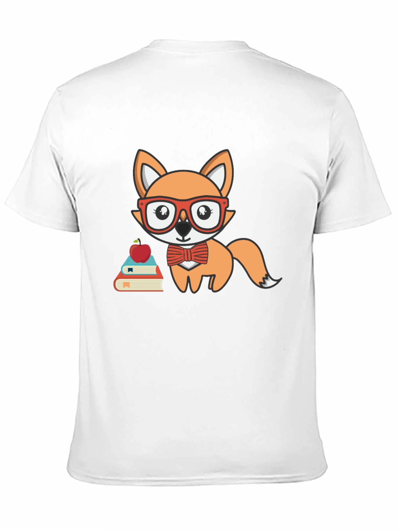 Black Smart Fox Teacher T-Shirt view 11