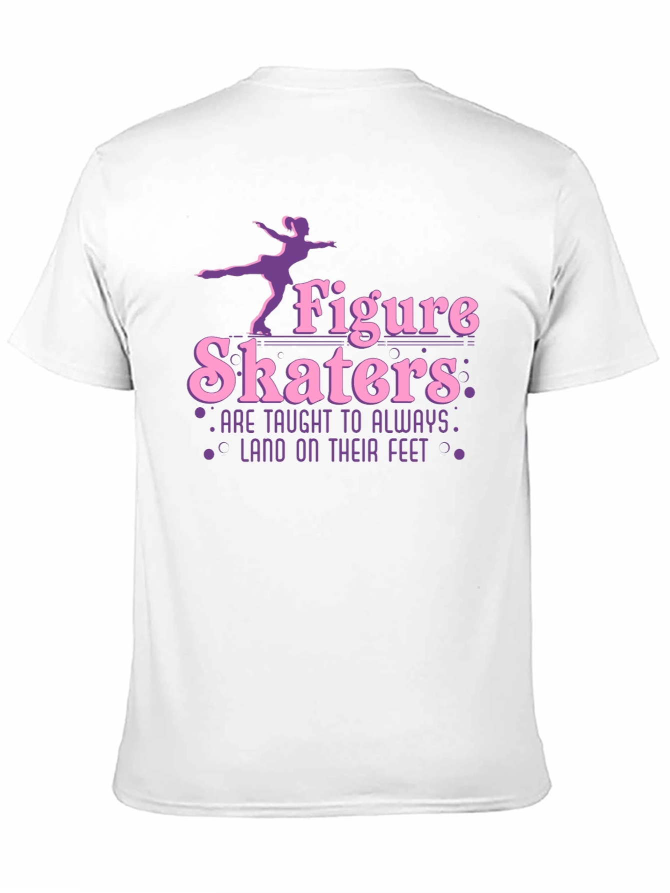 Black Figure Skaters T-Shirt - Land on Your Feet view 11