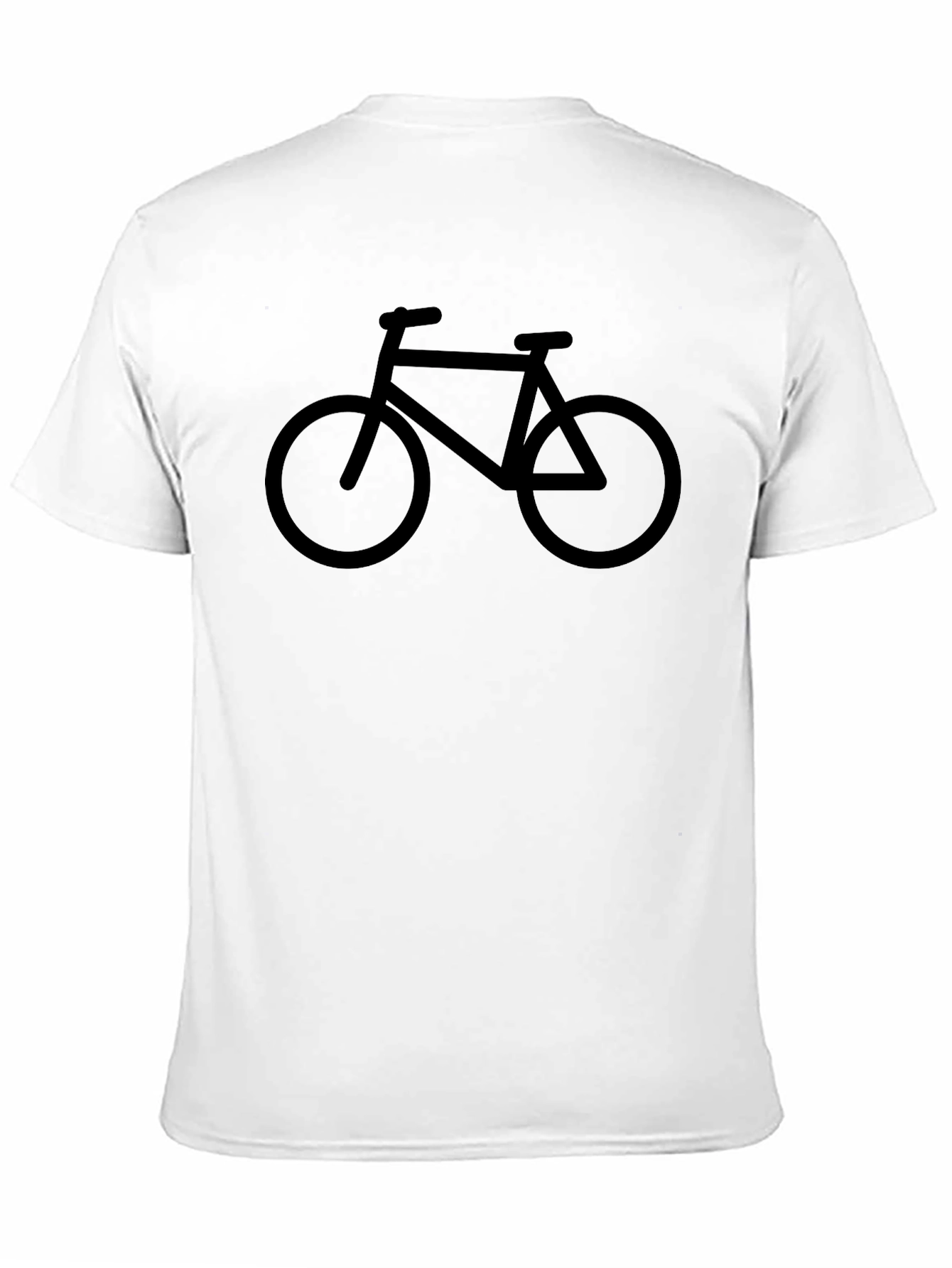 Black Men's Black Bicycle Graphic Tee view 11