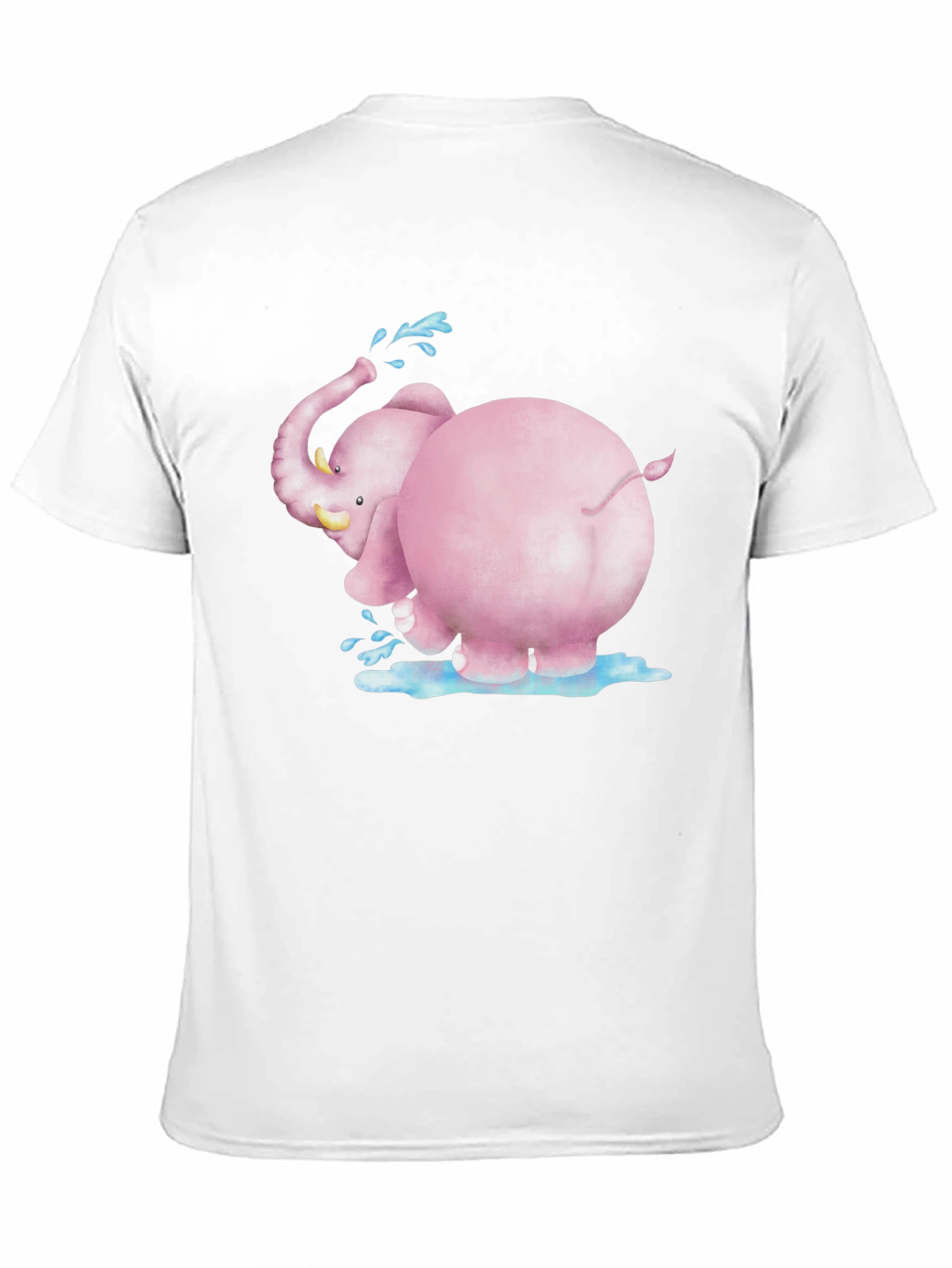 Black Pink Elephant Graphic Tee - Fun & Unique Design view 11