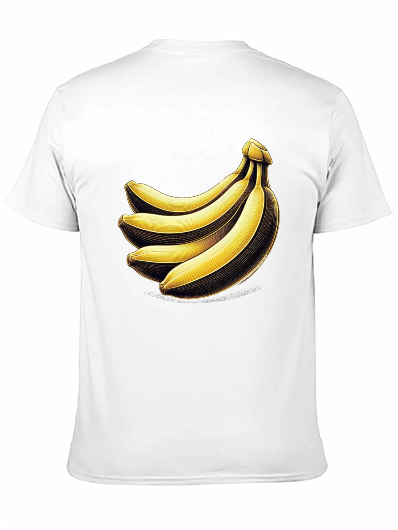 Black Banana Bunch Graphic Tee - Quirky Unisex T-Shirt view 11