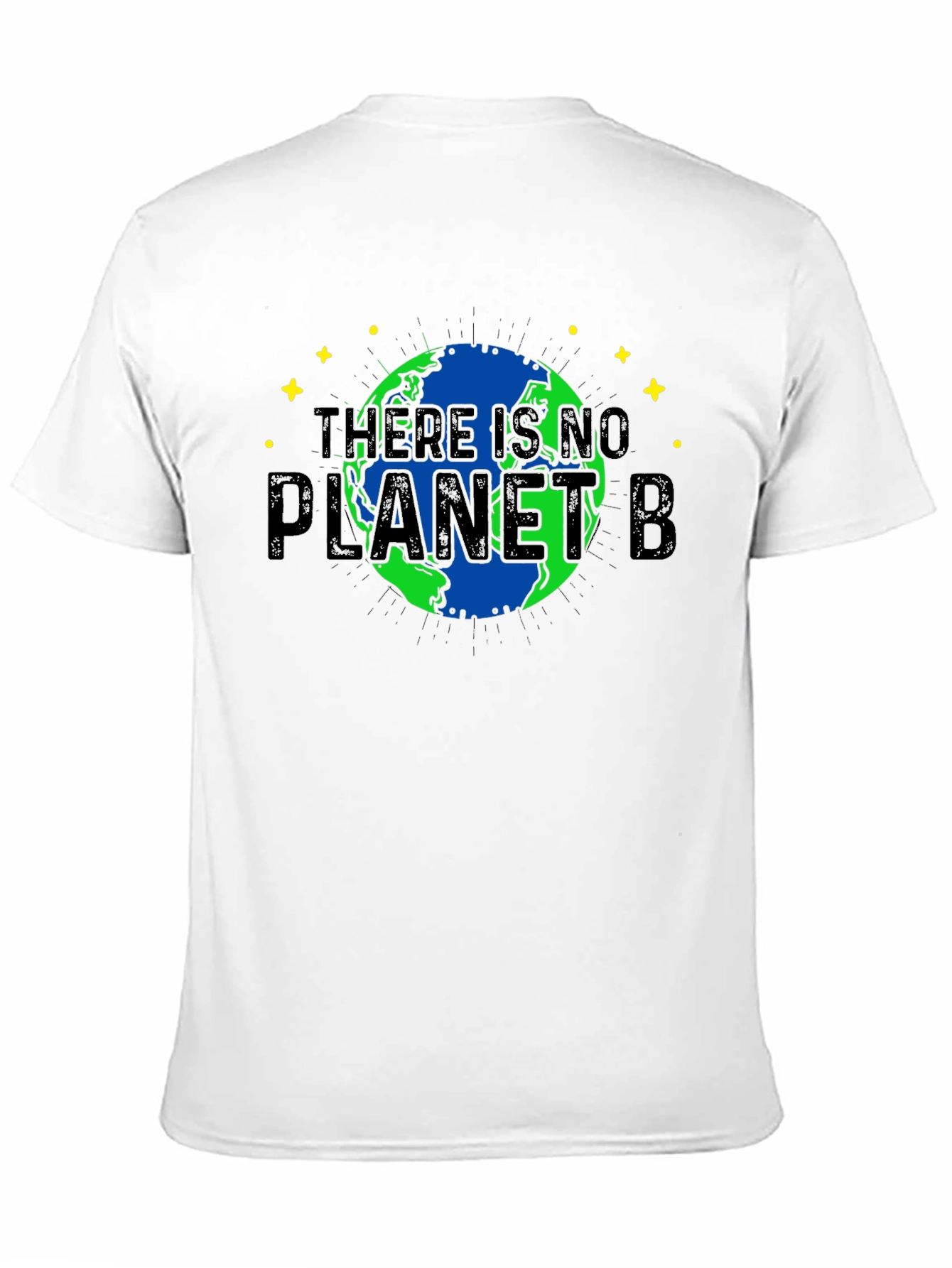Black There Is No Planet B T-Shirt view 11