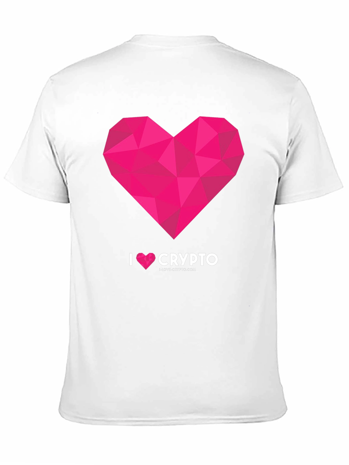 Black I Heart Crypto Black Graphic Tee view 11