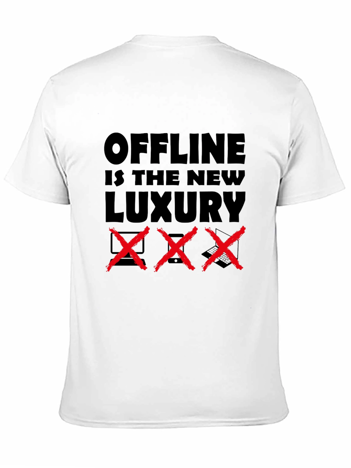 Black Offline is the New Luxury Graphic Tee view 11