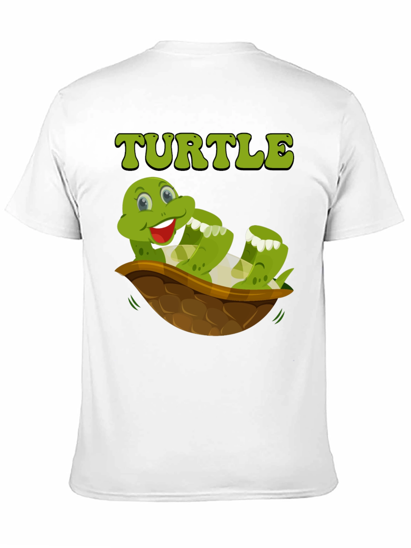 Black Funny Turtle T-Shirt - Cartoon Graphic Tee view 11