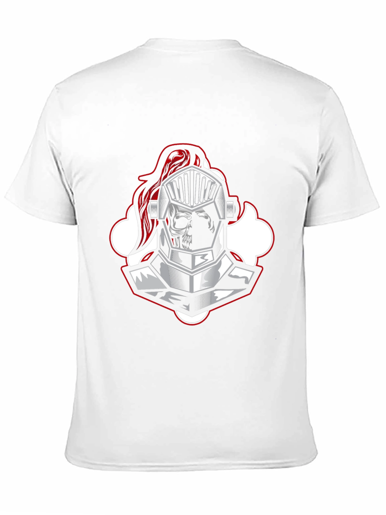 Black Knight Skull Graphic Tee - Black view 11