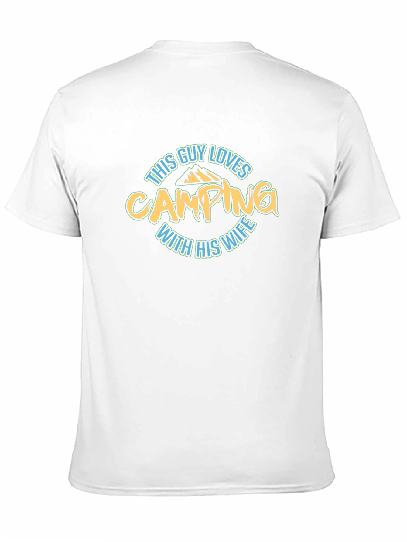 Black This Guy Loves Camping with Wife T-Shirt view 11