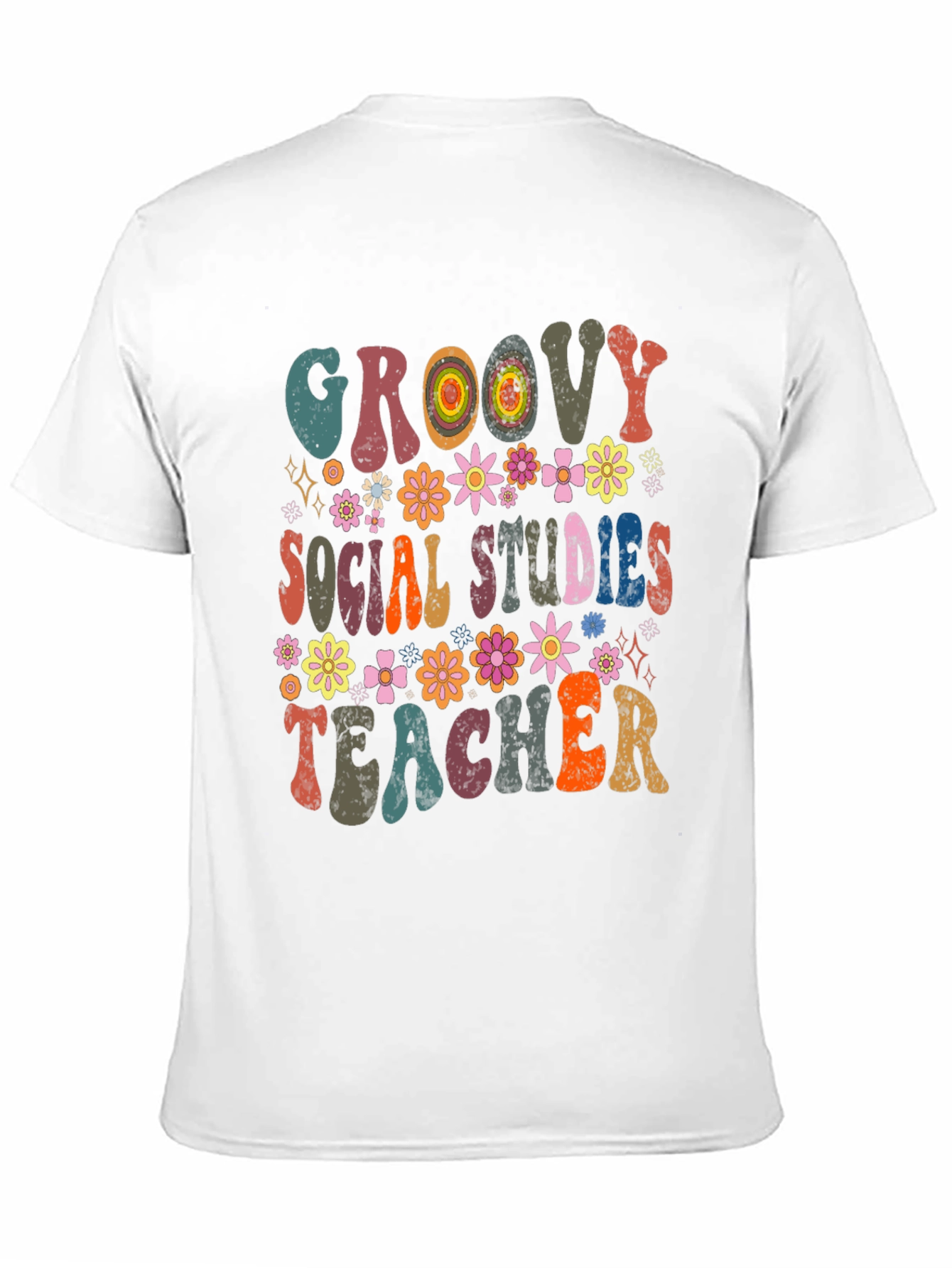 Groovy Social Studies Teacher T-Shirt - 11