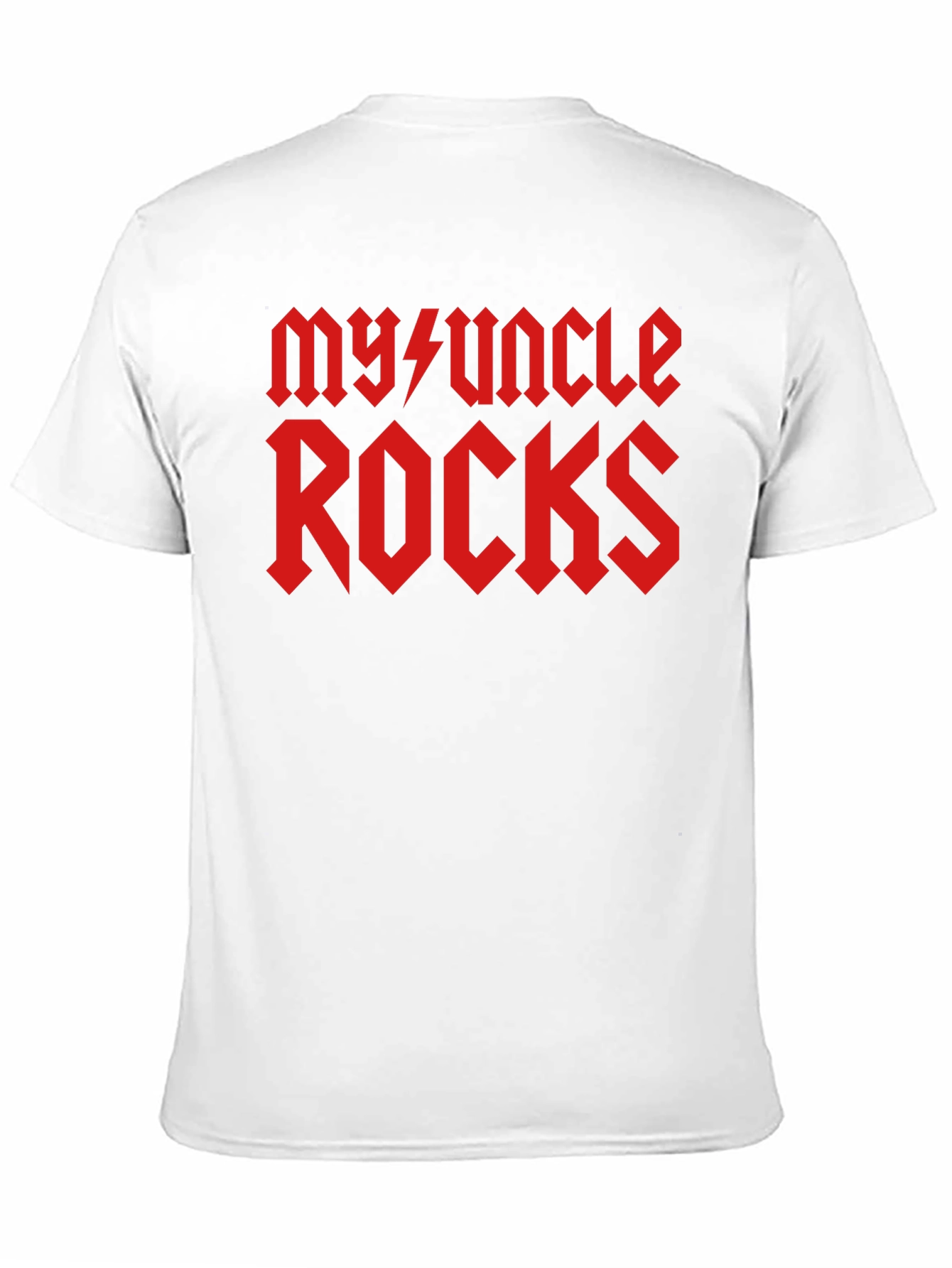 Black My Uncle Rocks T-Shirt - Black view 11