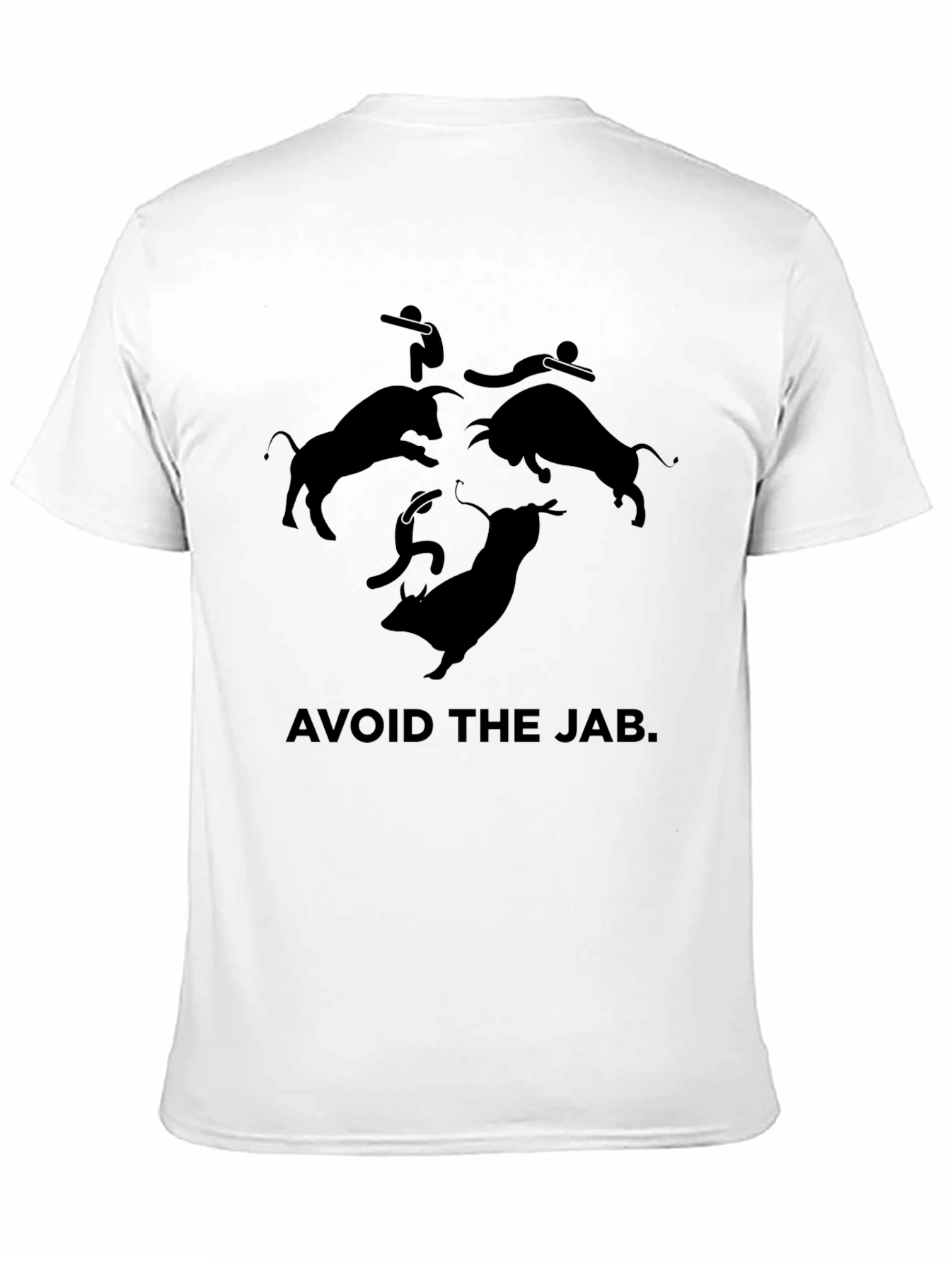 Black Avoid the Jab Graphic Tee - Black view 11