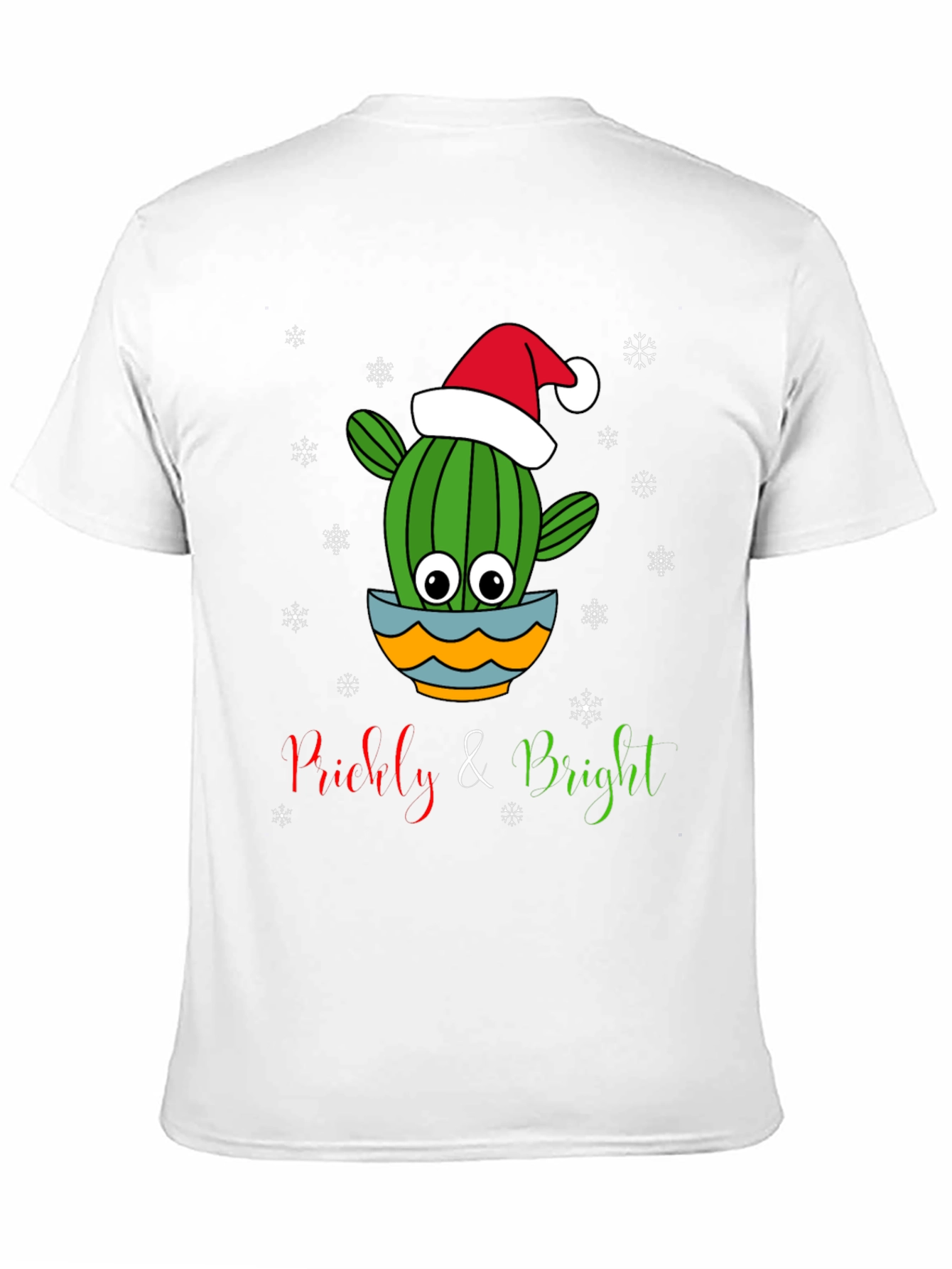 Prickly & Bright Christmas Cactus Graphic Tee - 11