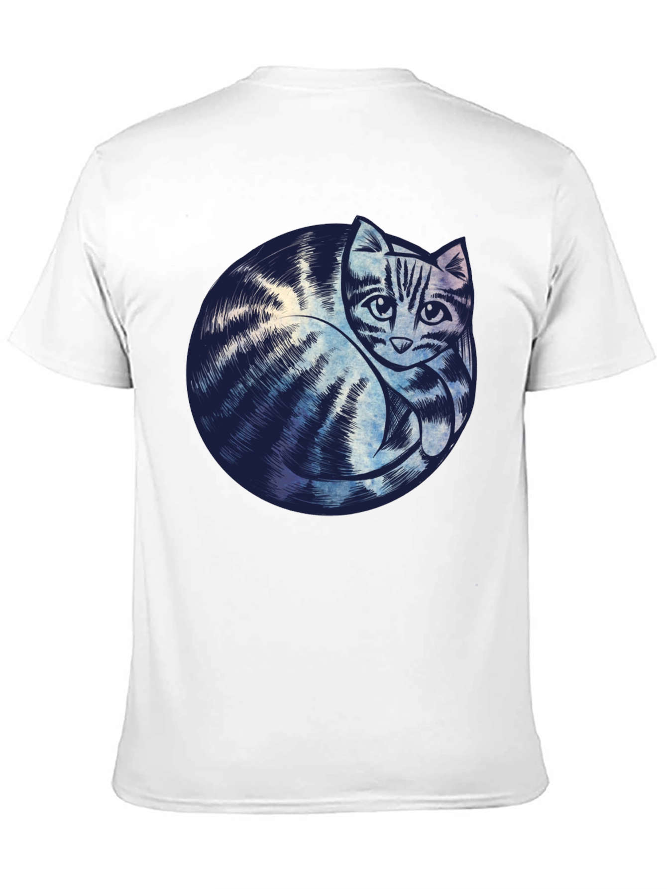 Black Cat Graphic Black T-Shirt view 11