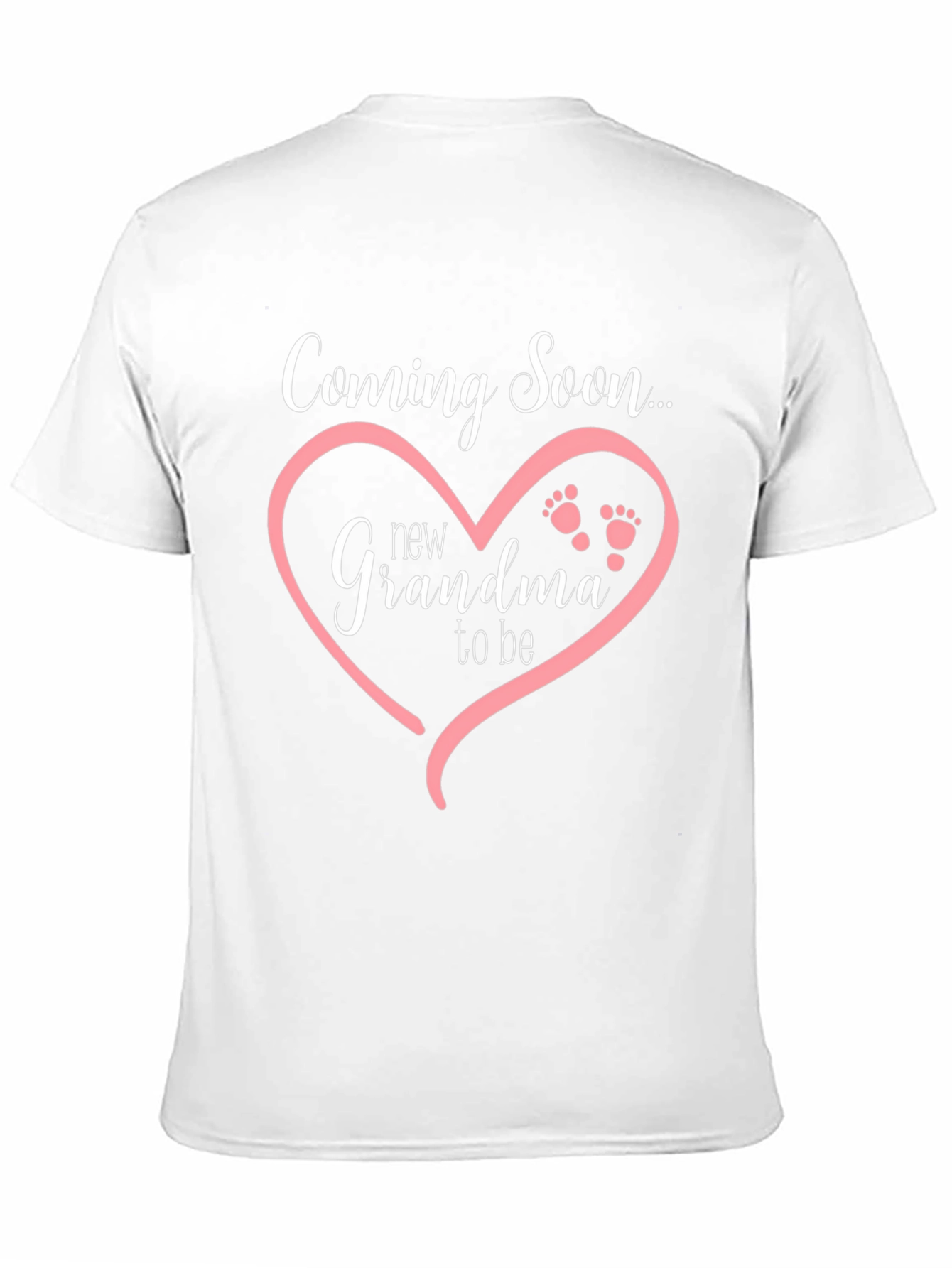 Black Coming Soon New Grandma to Be Shirt view 11