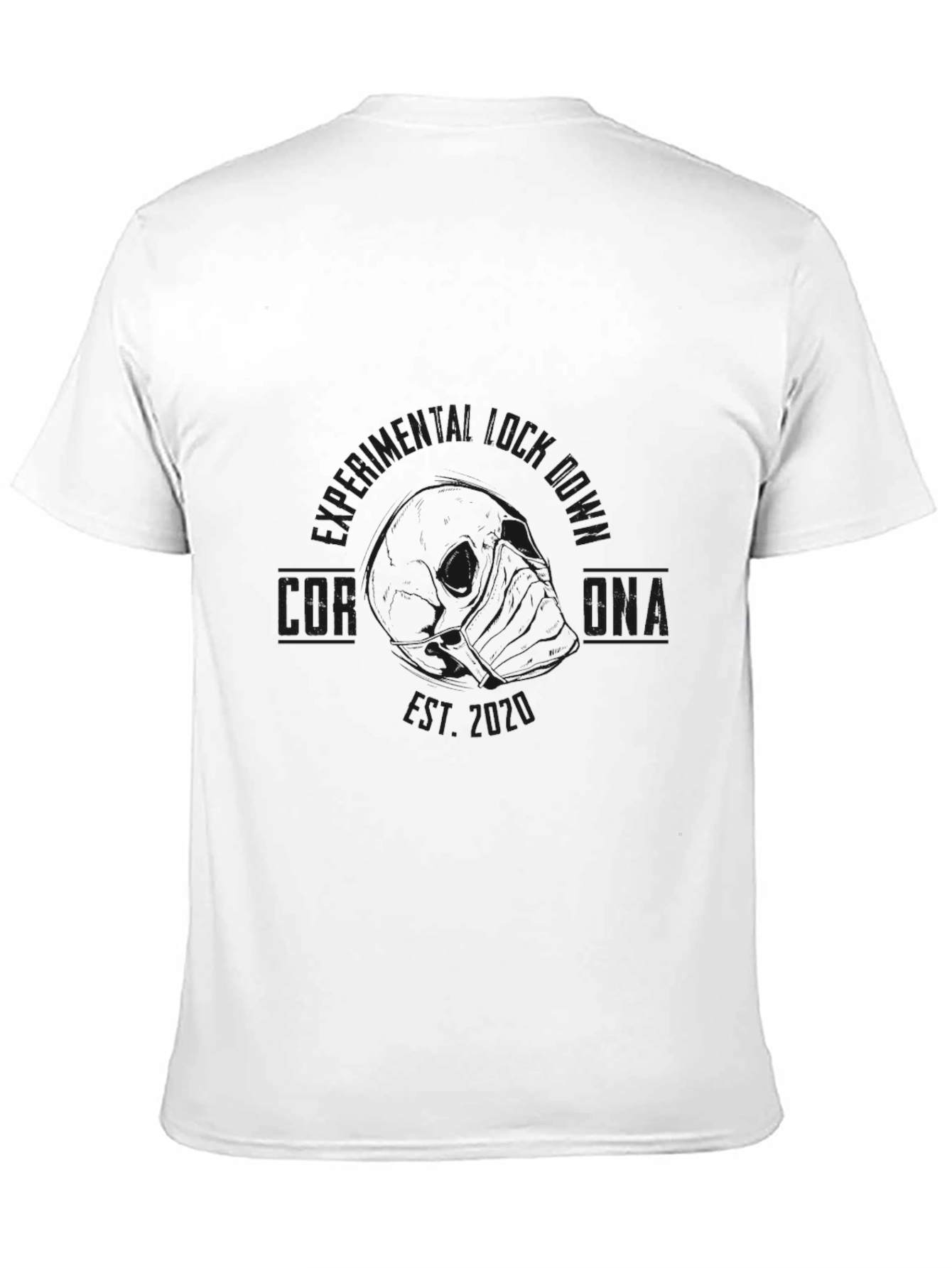 Black Black Graphic T-Shirt - Corona Est. 2020 view 11