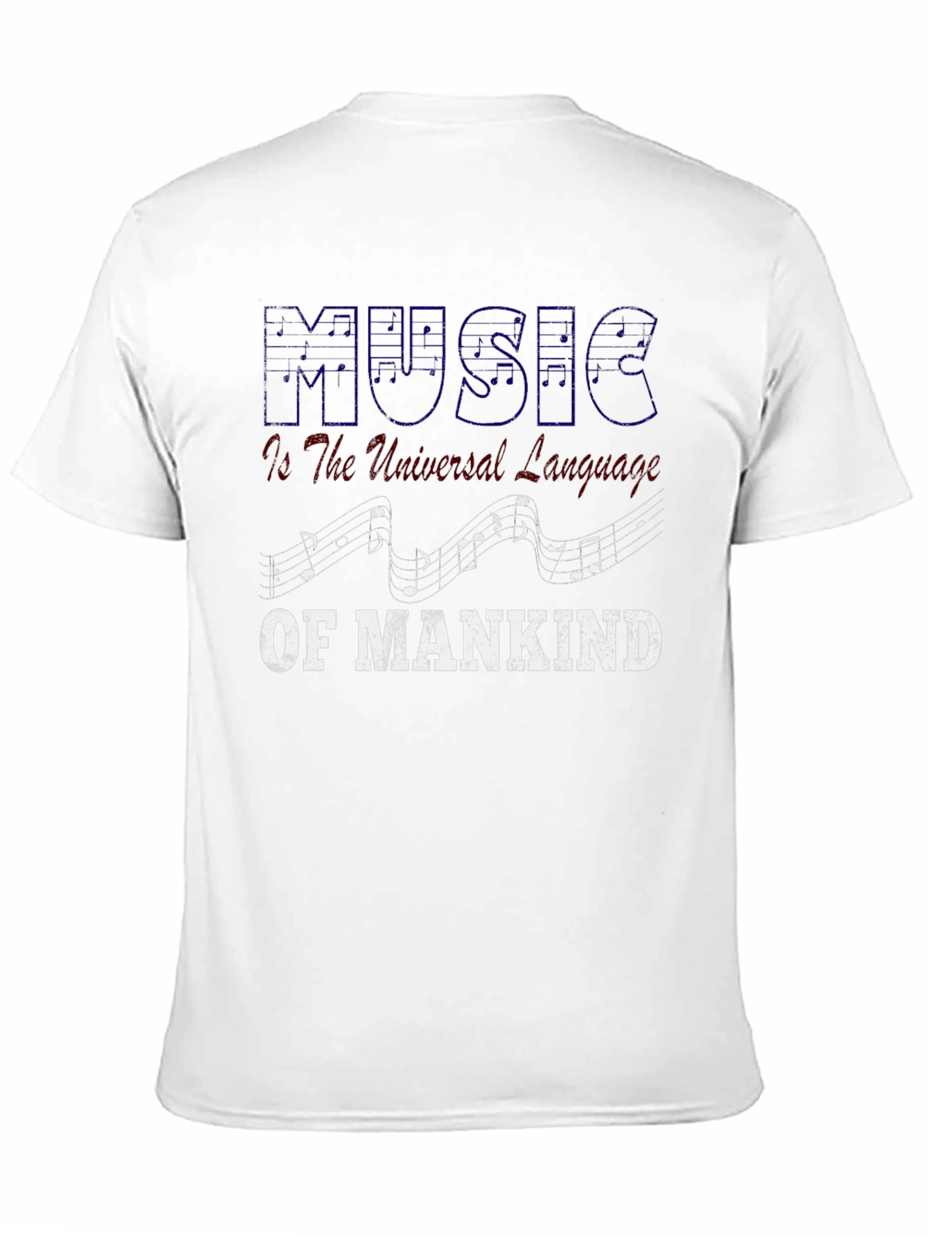 Black Music is the Universal Language Graphic Tee view 11