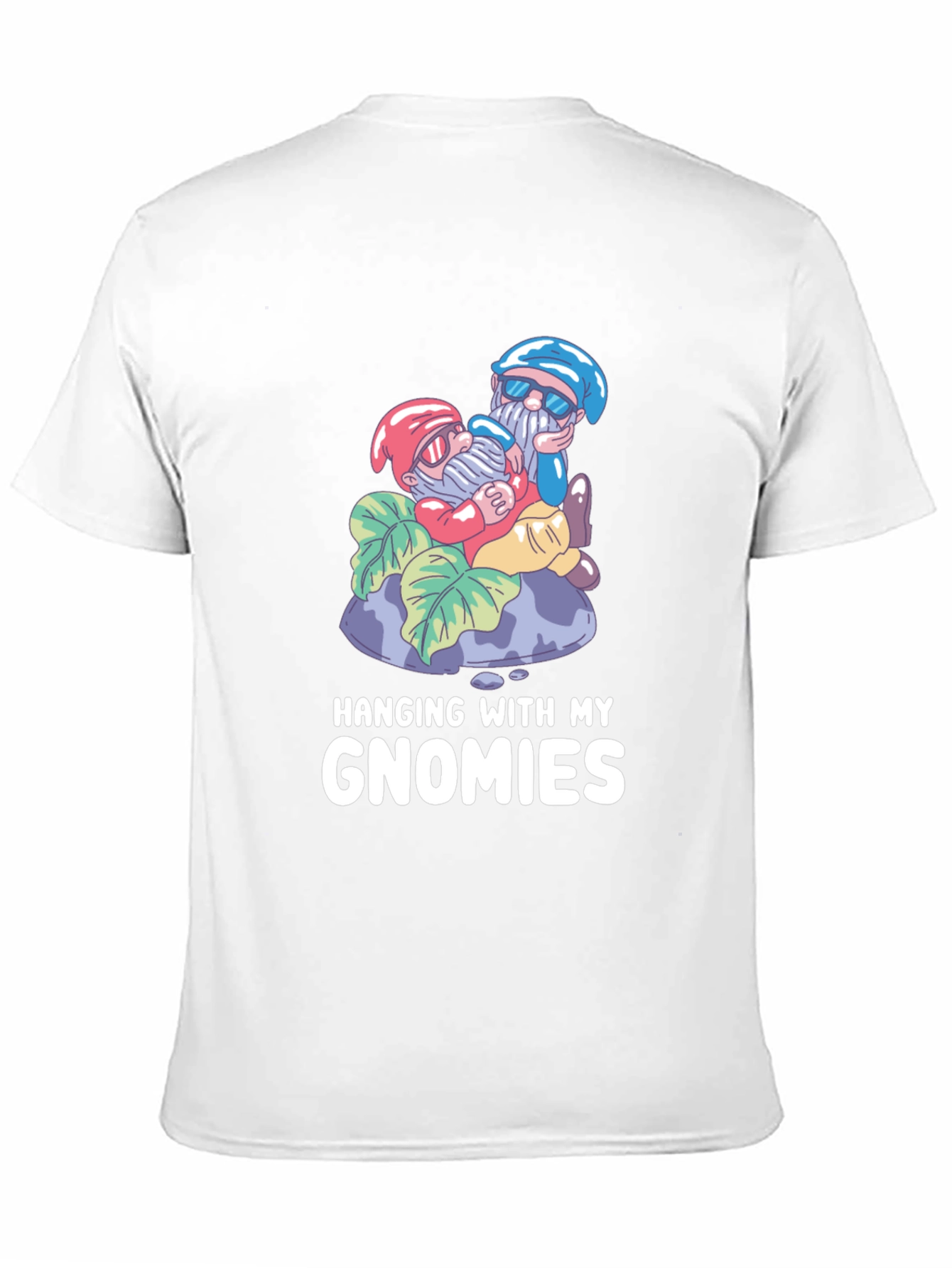 Black Hanging With My Gnomies Graphic T-Shirt view 11