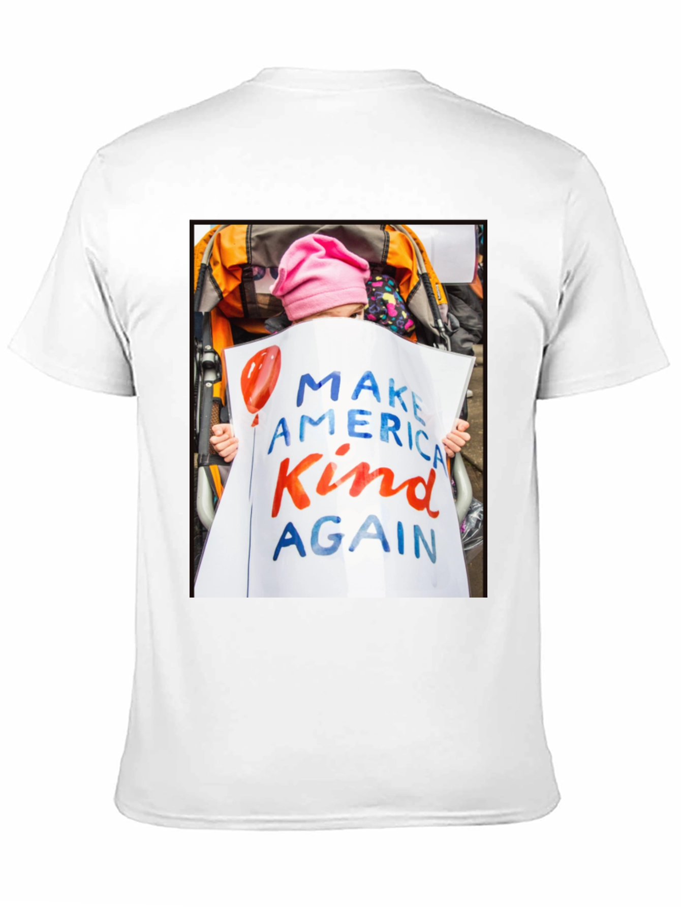 Black Make America Kind Again Graphic T-Shirt view 11
