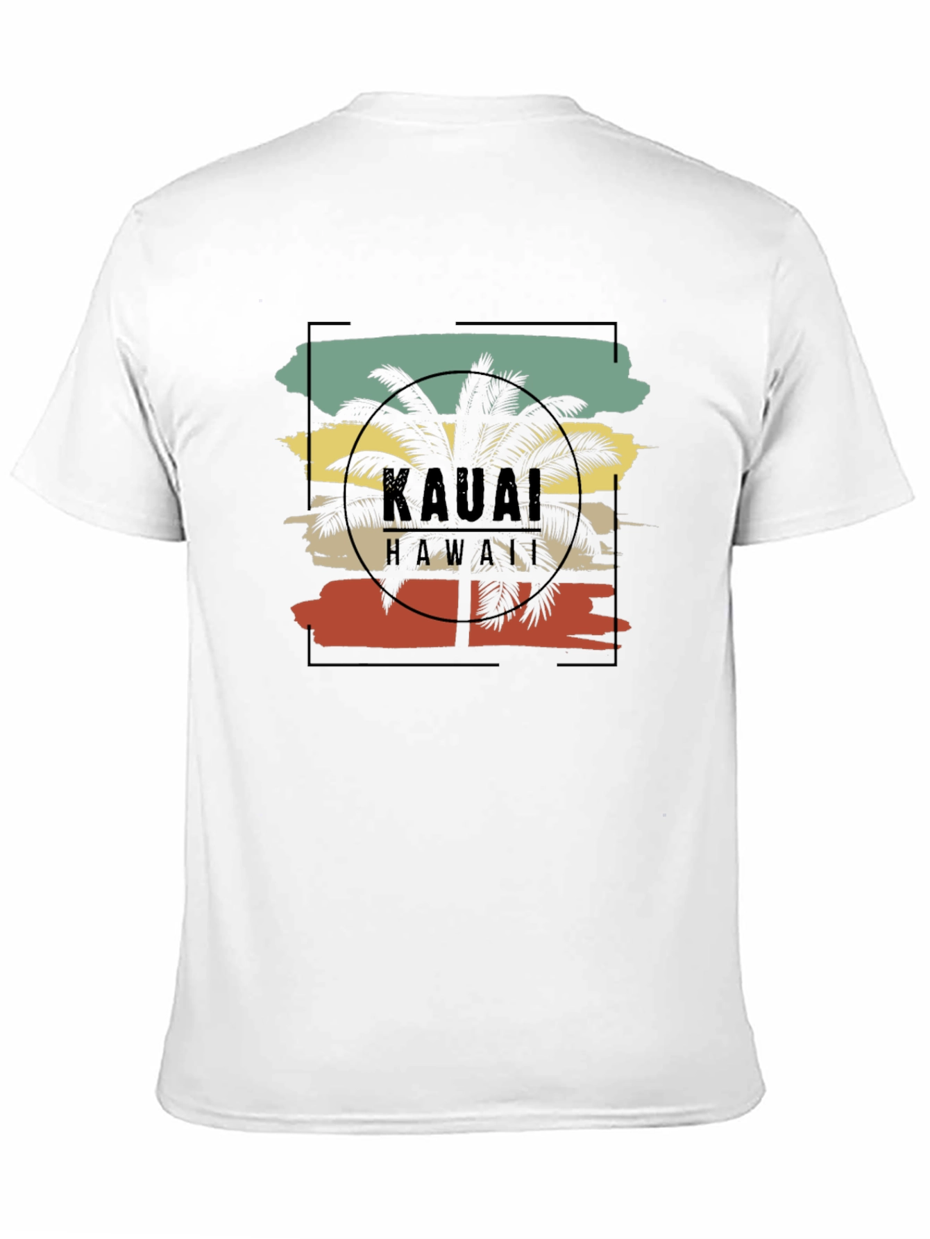 Black Kauai Hawaii Palm Tree T-Shirt view 11
