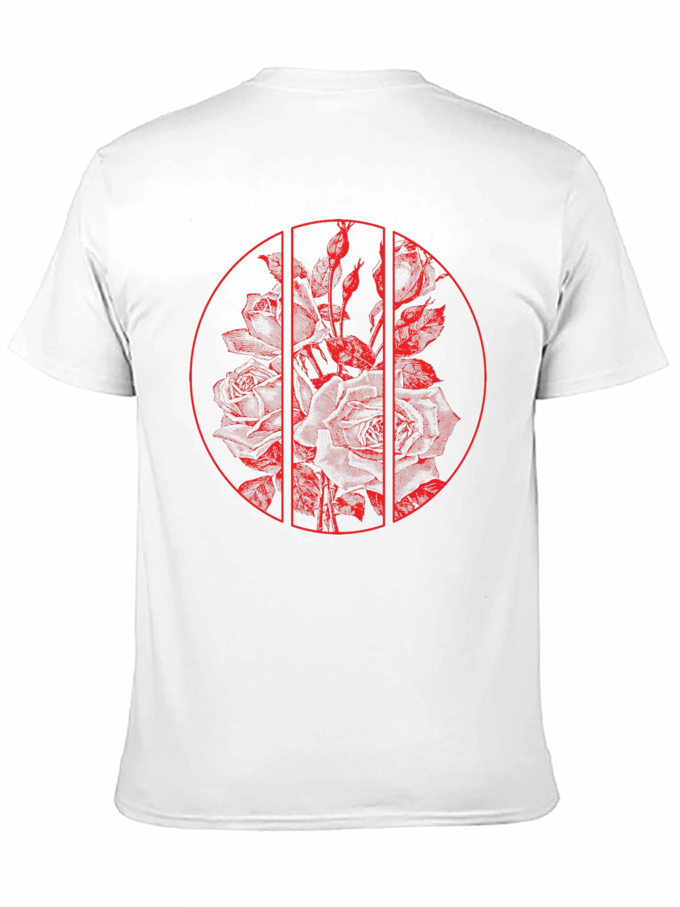 Black Rose Graphic Print Black T-Shirt view 11