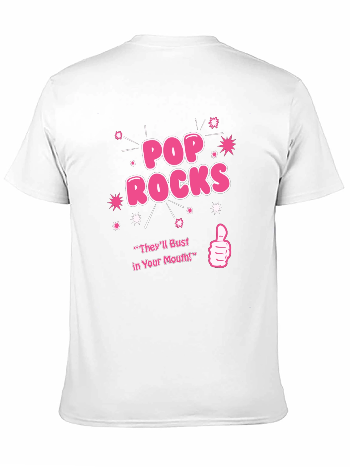 Black Pop Rocks Graphic Novelty T-Shirt view 11