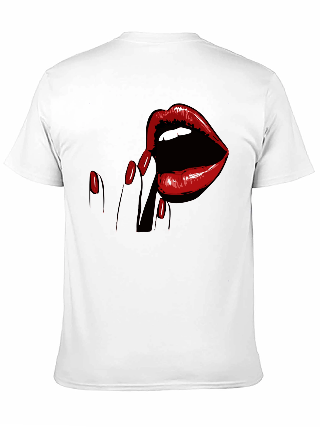Black Lip Service Graphic Tee - Bold & Edgy Style view 11