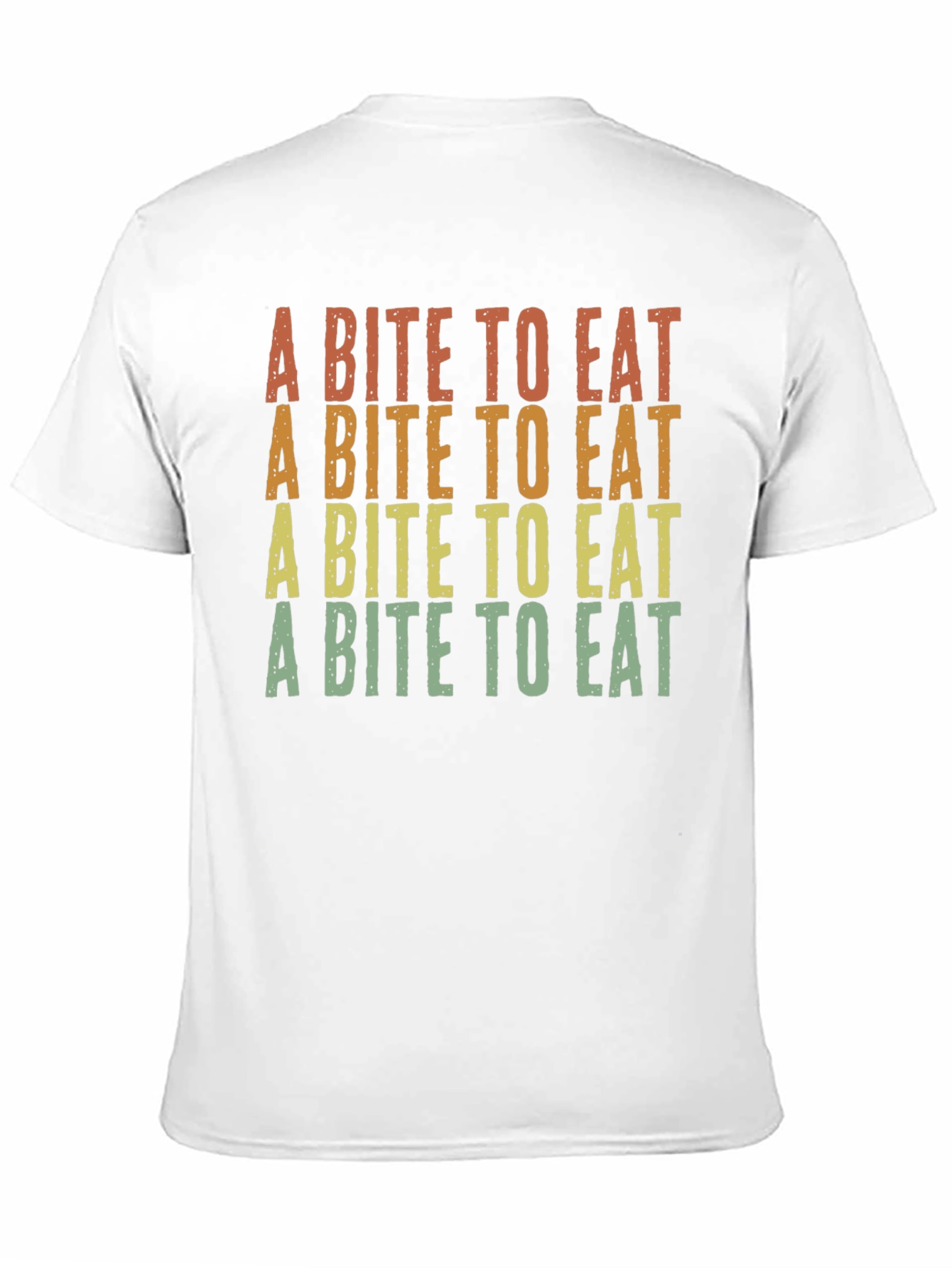 Black A Bite To Eat Retro Graphic T-Shirt view 11