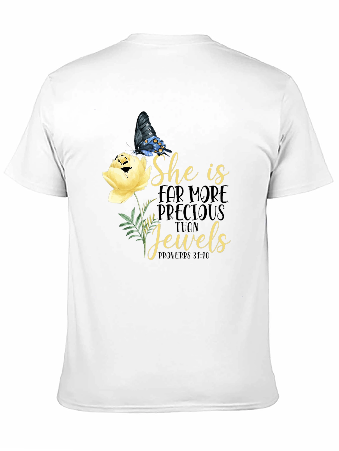 Black She is More Precious Than Jewels T-Shirt view 11