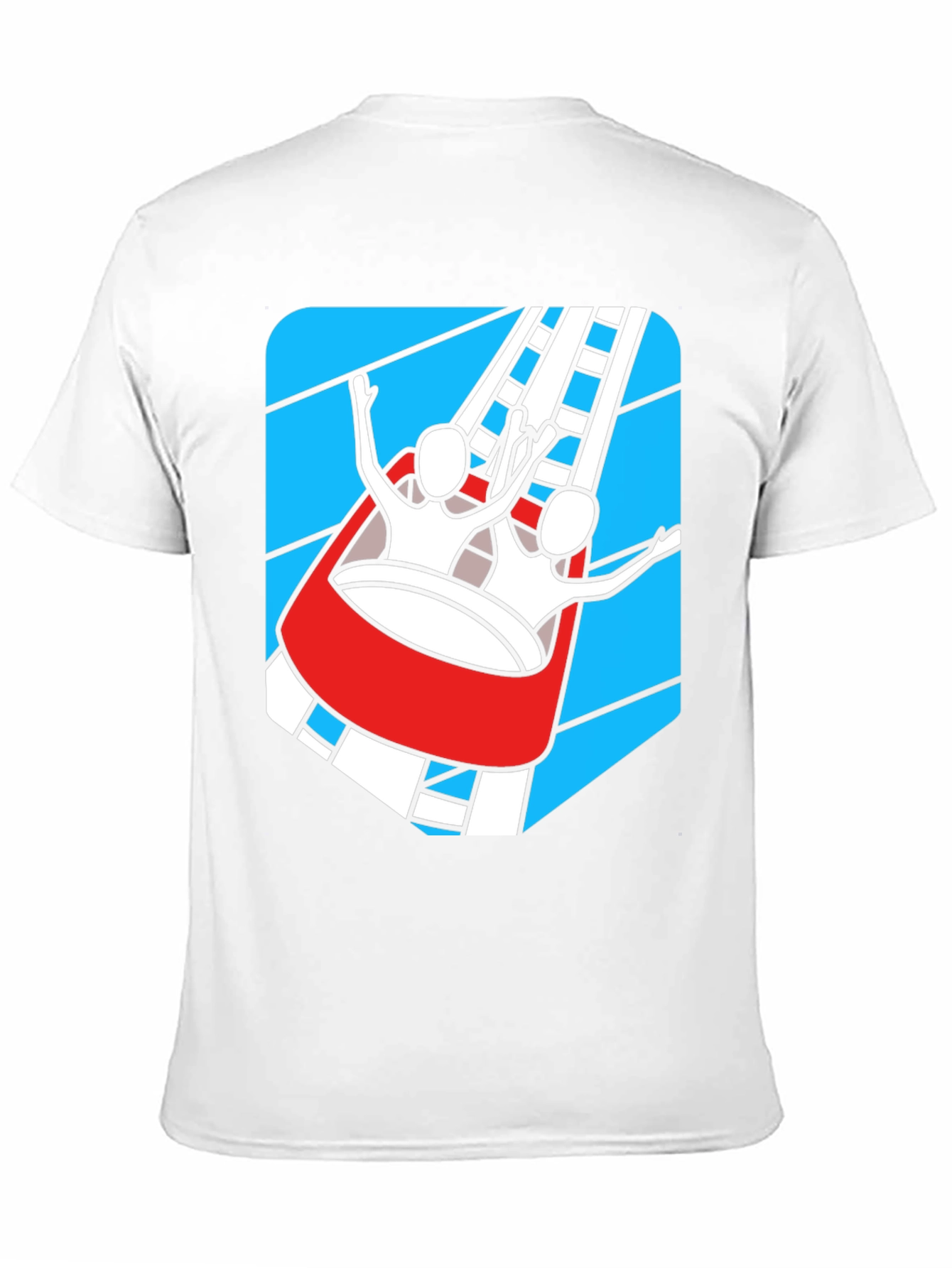 Black Roller Coaster Ride T-Shirt - Thrill Seeker Tee view 11