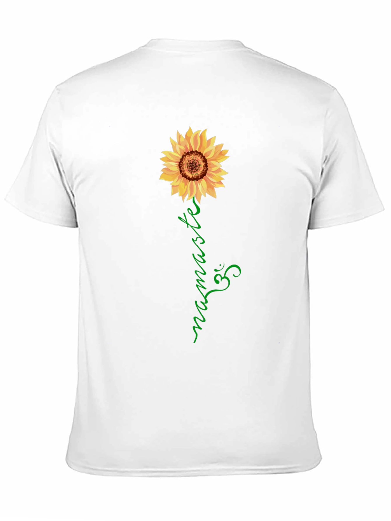 Black Sunflower Namaste Graphic Tee - Black view 11