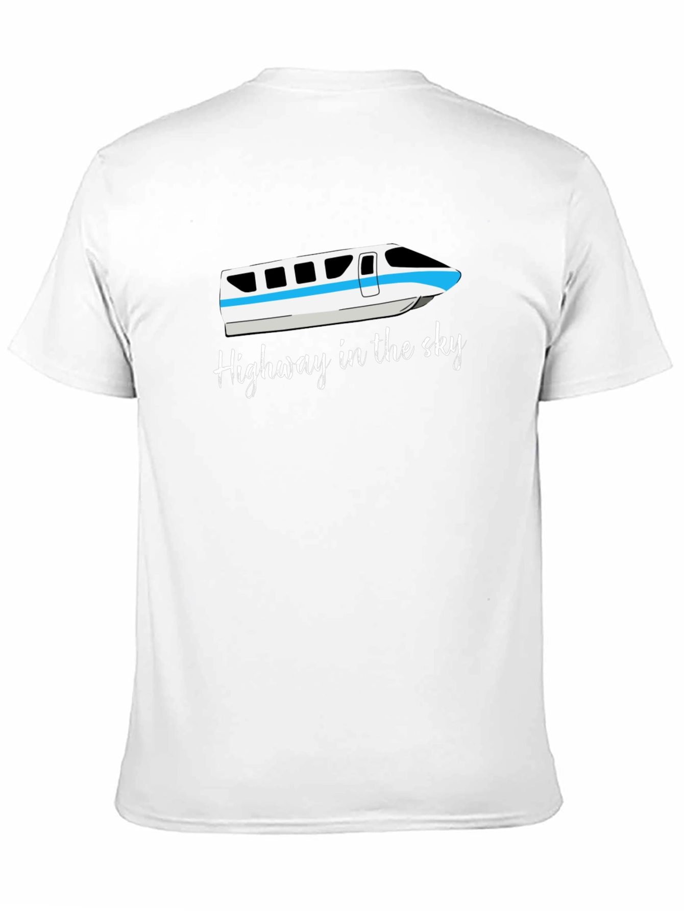 Black Highway in the Sky Monorail T-Shirt view 11