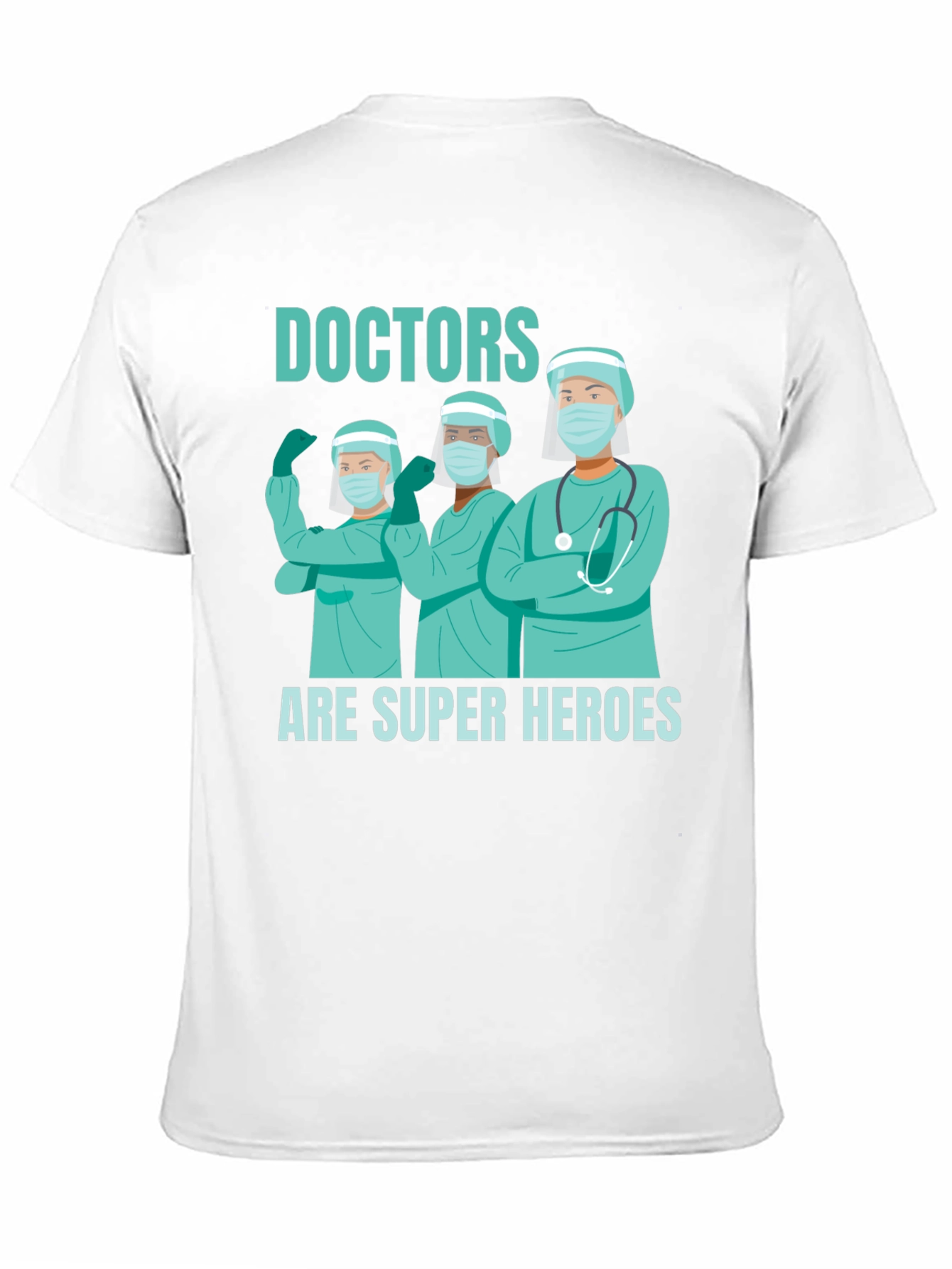 Black Doctors Are Super Heroes T-Shirt view 11