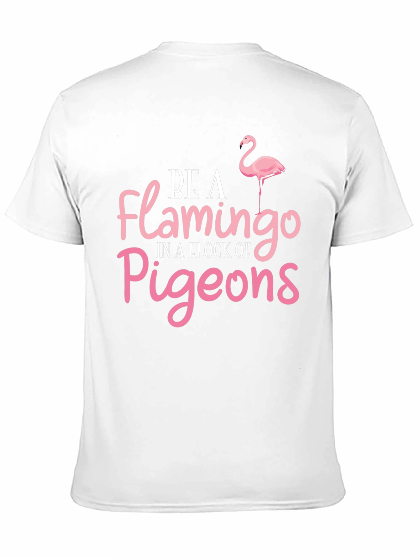 Black Be a Flamingo Black T-Shirt view 11
