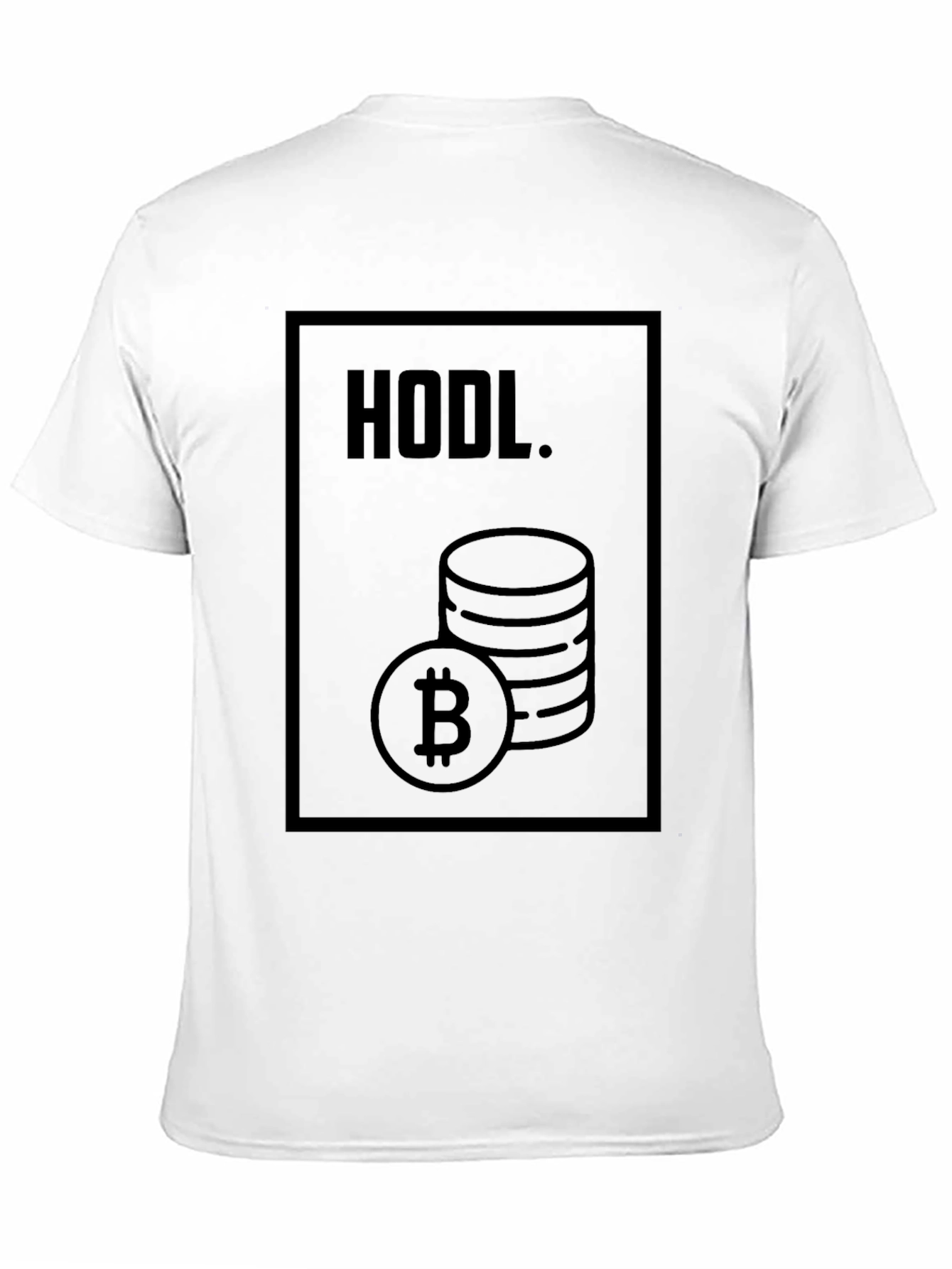 Black HODL Bitcoin Crypto T-Shirt - Black view 11