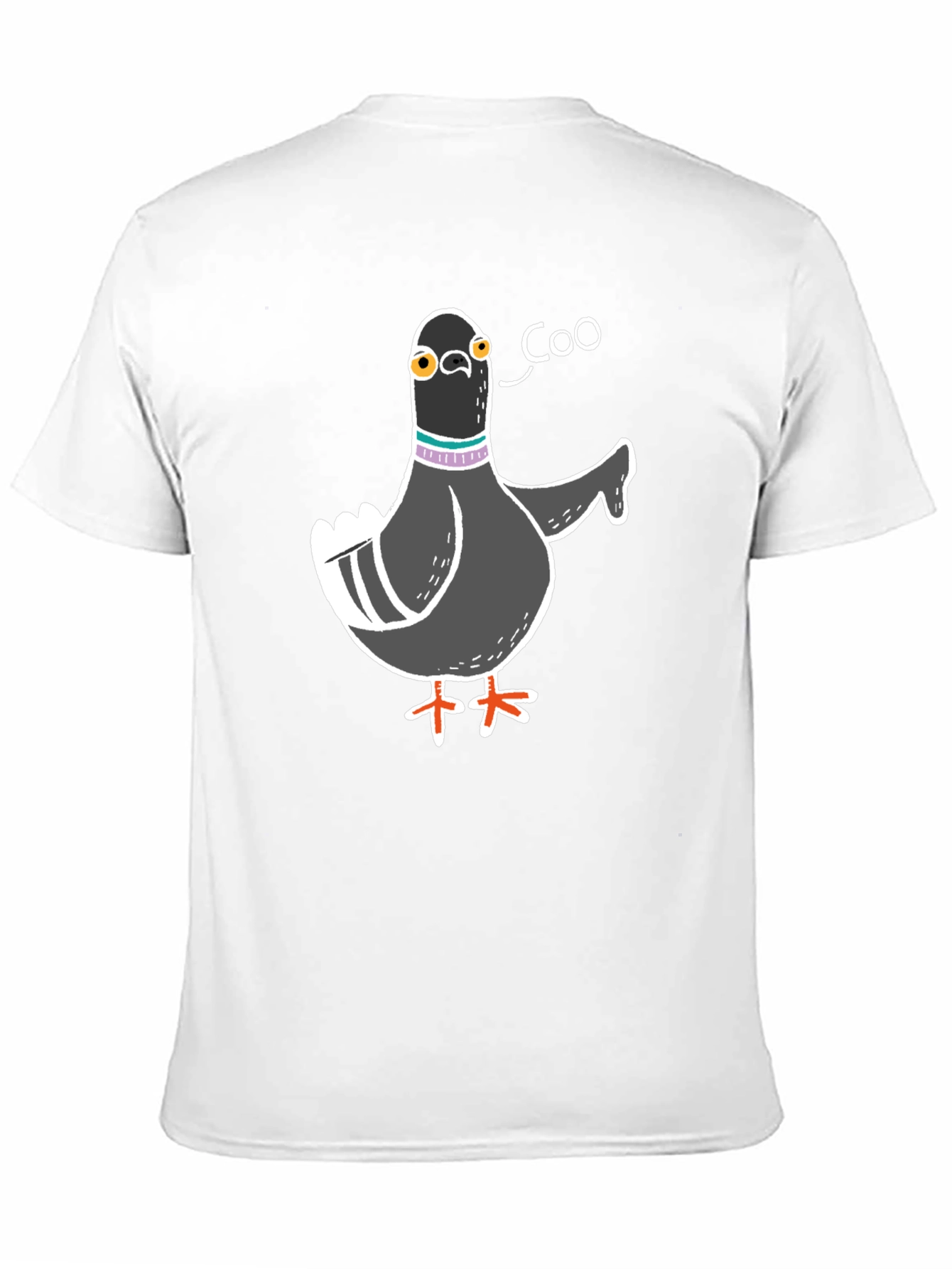 Black Funny Pigeon Coo T-Shirt - Unique Bird Lover Gift view 11