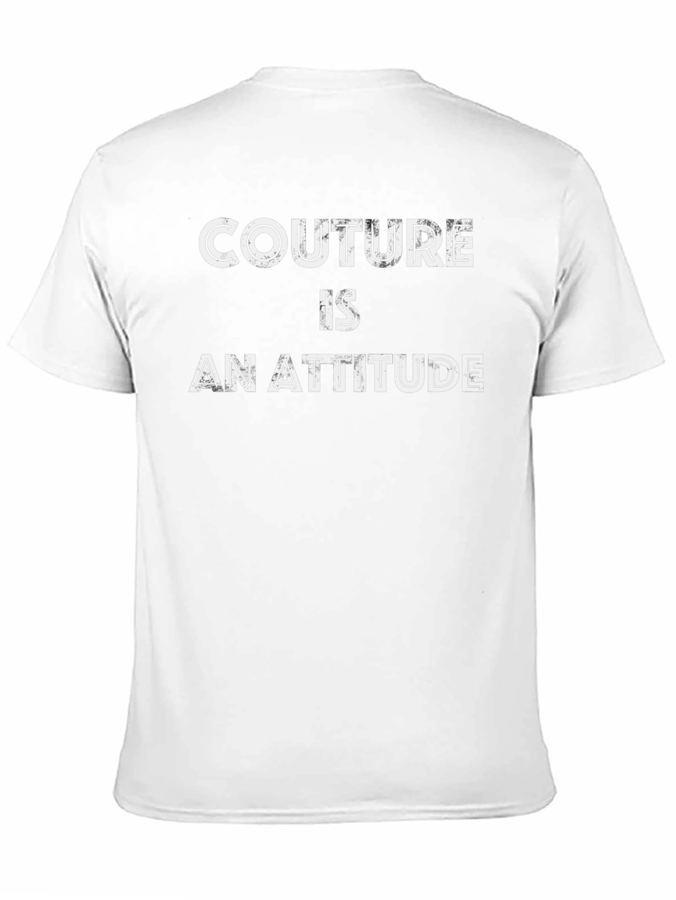 Black Couture is an Attitude Black T-Shirt view 11
