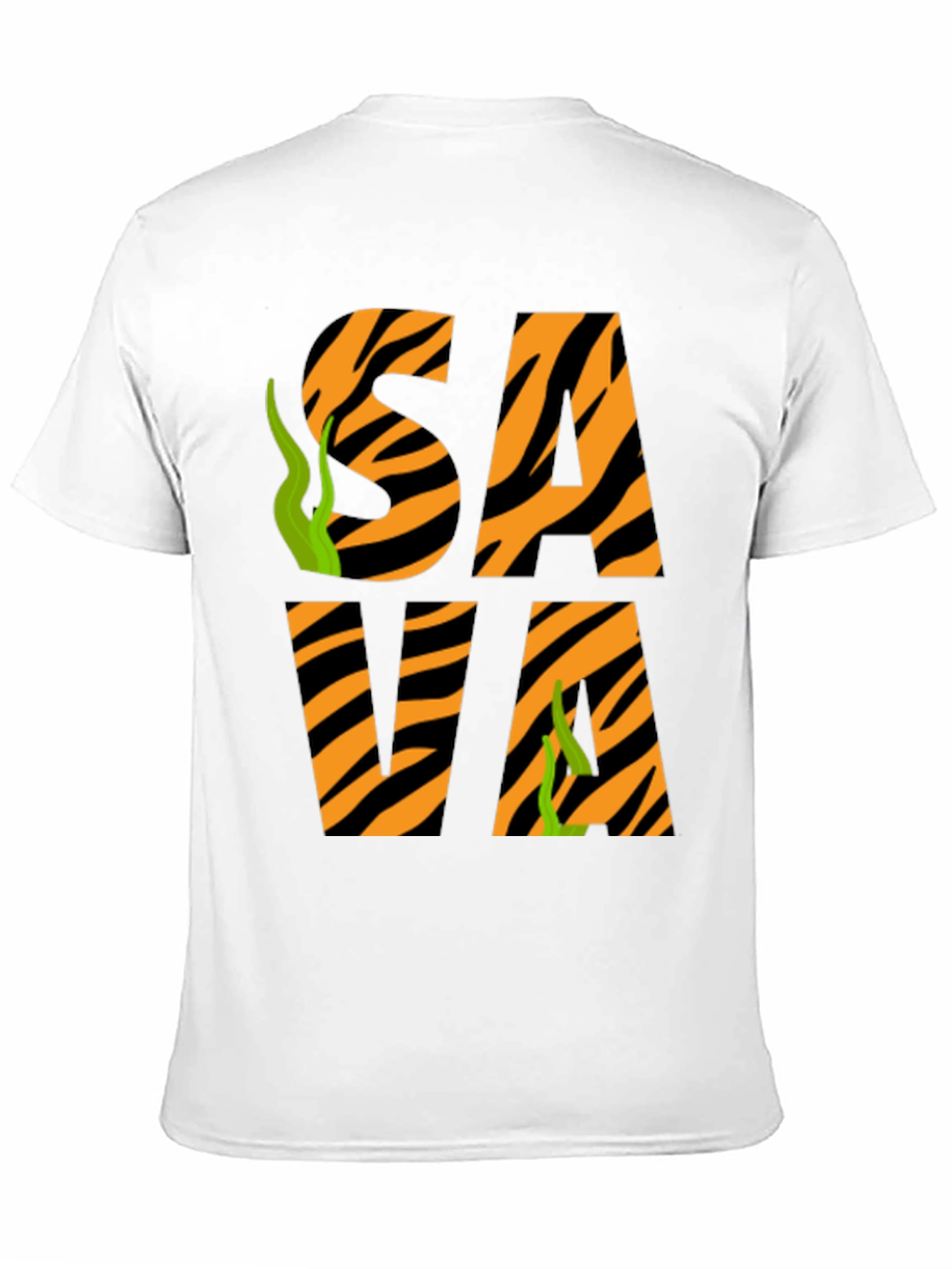 Black Sava Tiger Stripe T-Shirt view 11
