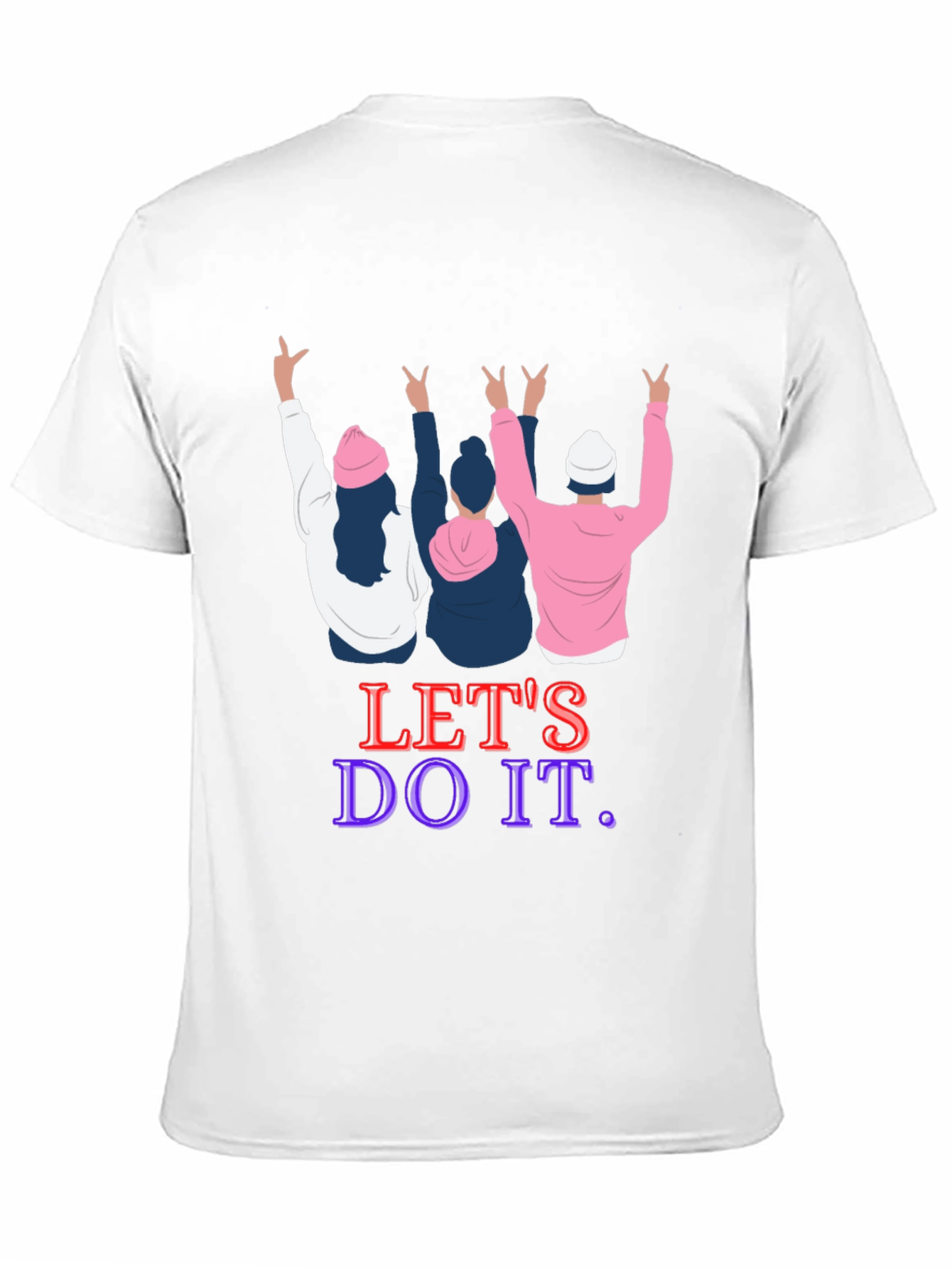 Black Let's Do It Graphic Tee view 11