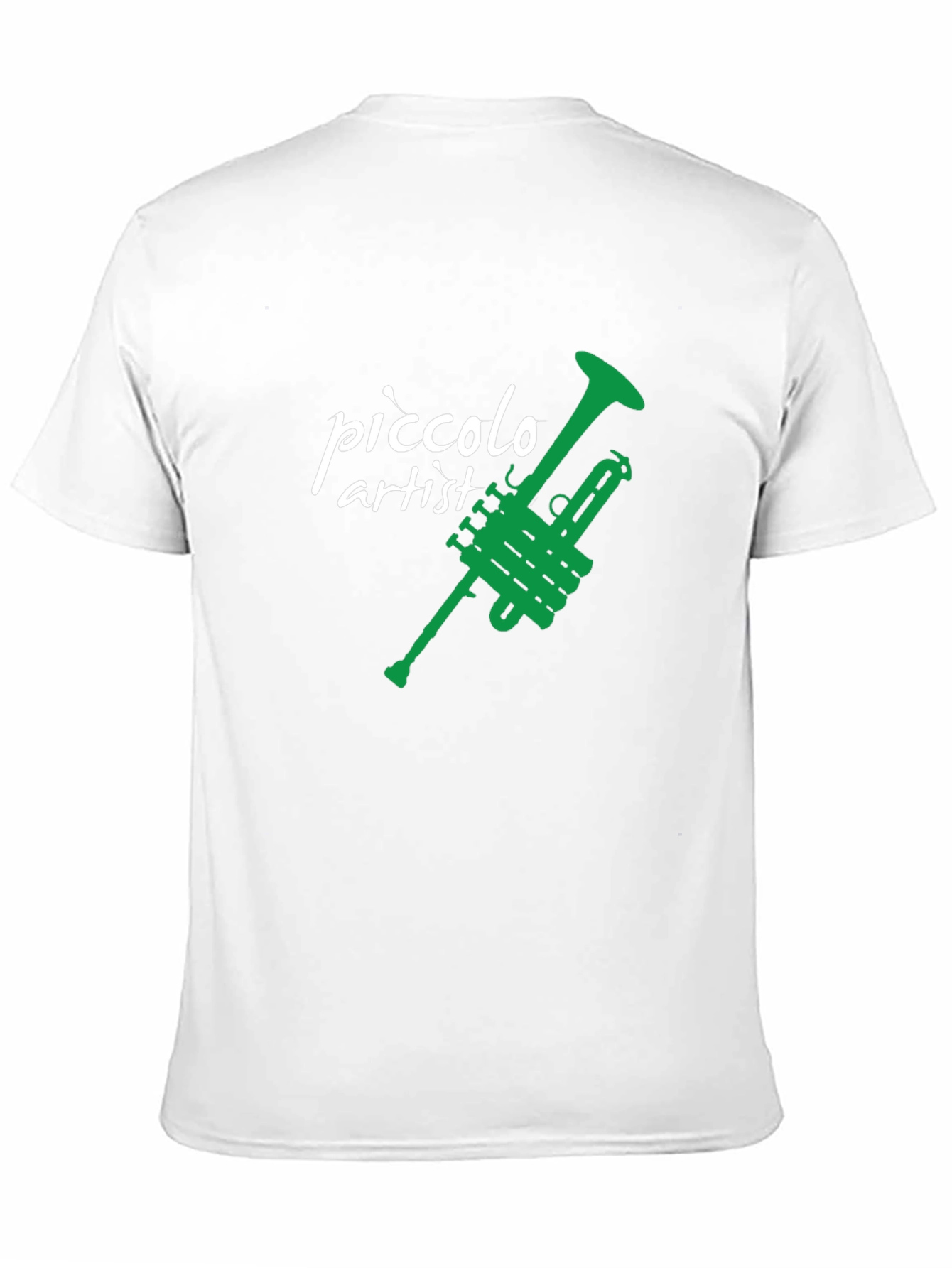 Black Piccolo Artist Trumpet Graphic Tee - Black view 11