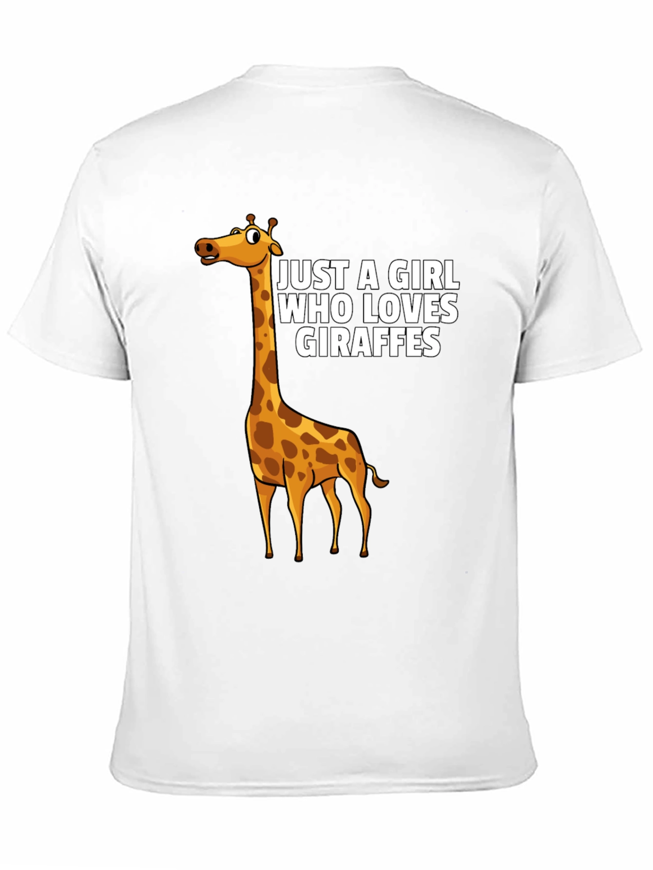 Black Giraffe Lover Unisex T-Shirt  view 11