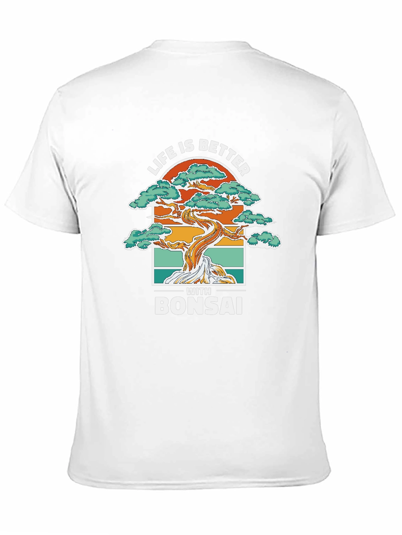 Black Life is Better with Bonsai Graphic T-Shirt view 11