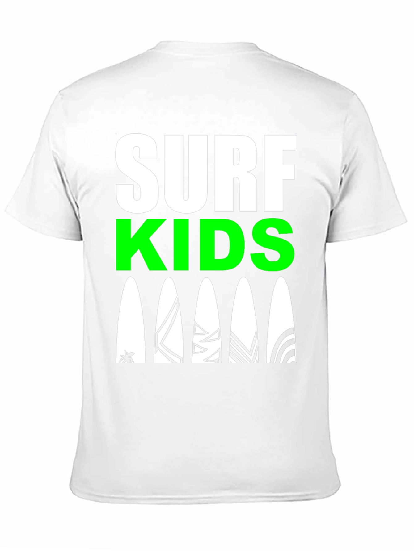 Black Surf Kids Graphic Tee - Black Cotton Surfboard Design view 11