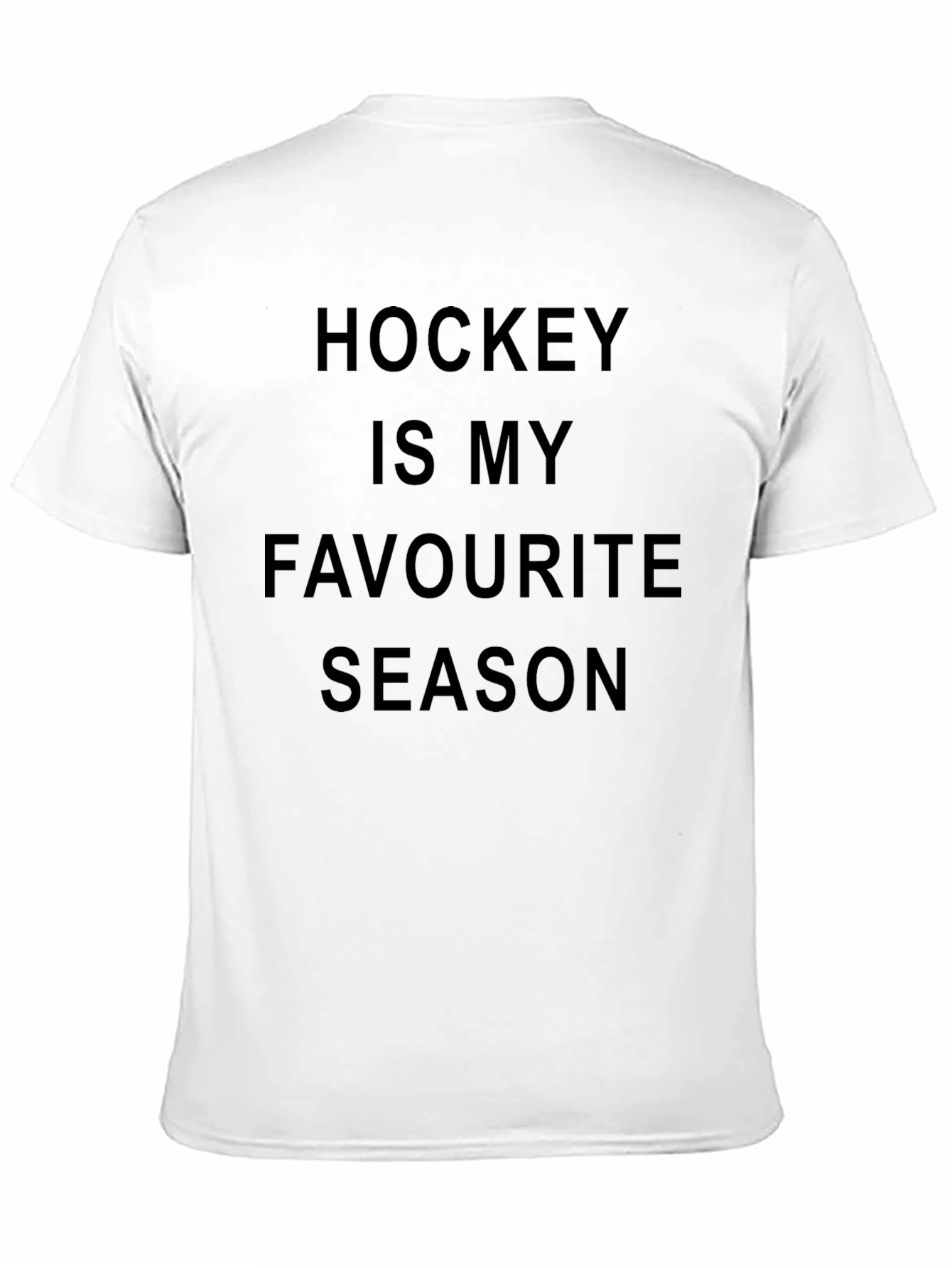 Black Hockey is My Favorite Season Graphic Tee - Black T-Shirt view 11