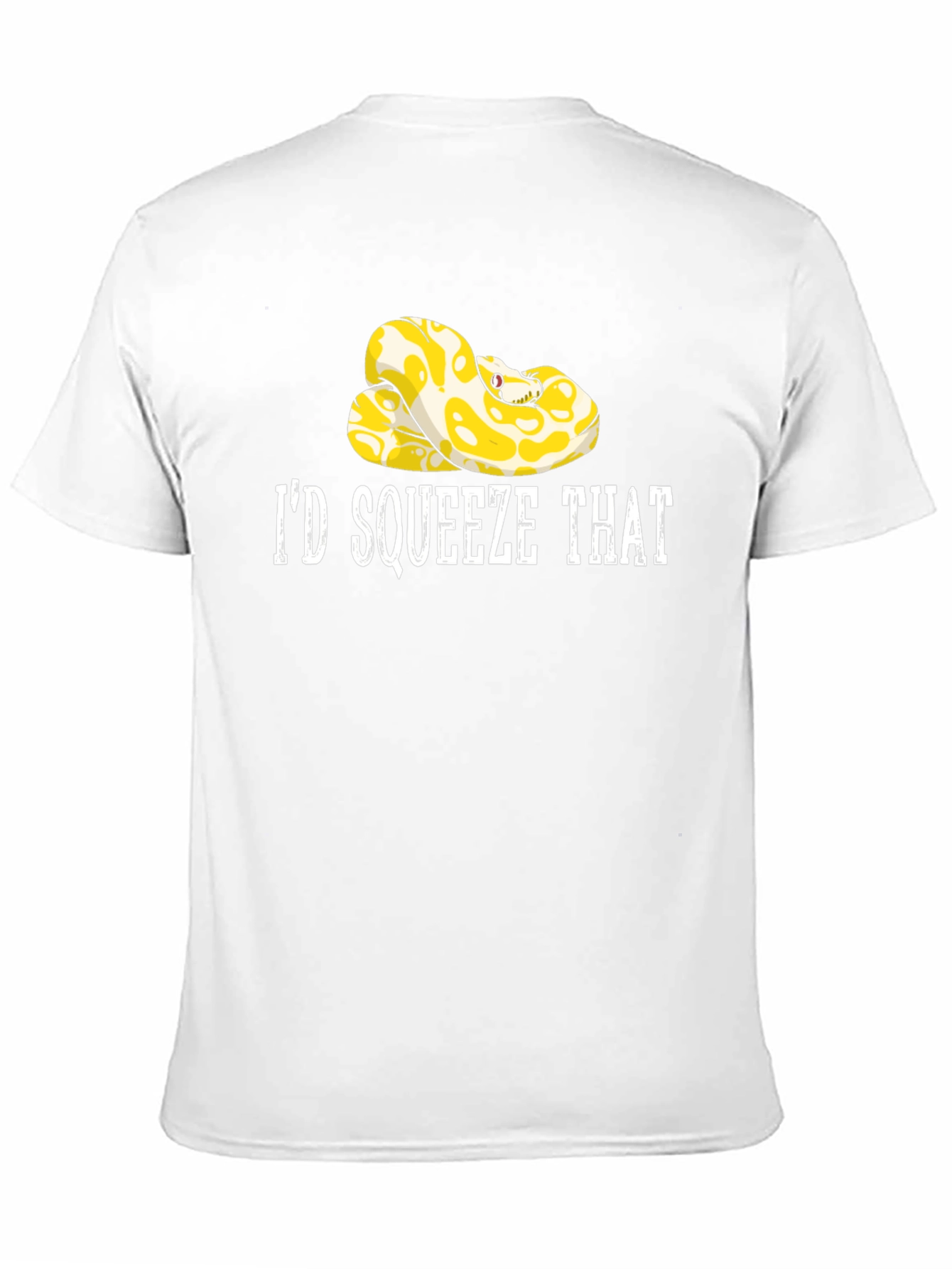 Black I'd Squeeze That Snake Graphic Tee - Novelty T-Shirt view 11