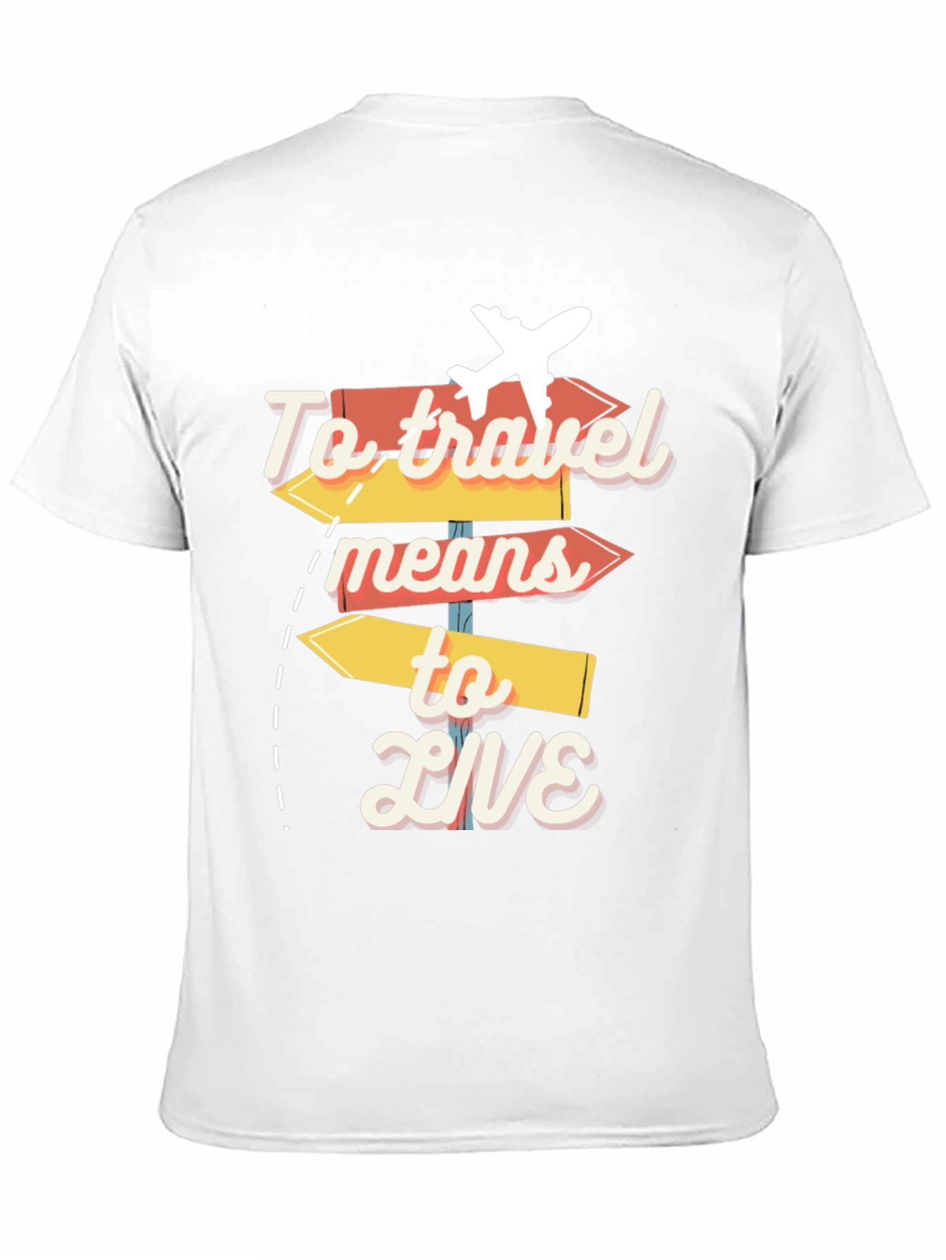 To Travel Means to Live Graphic Tee - 11