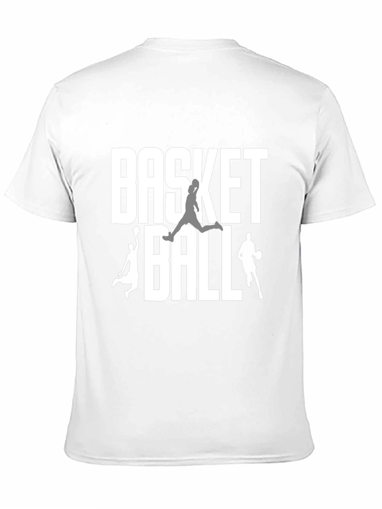 Black Basketball Graphic Tee | Black Cotton Blend T-Shirt view 11