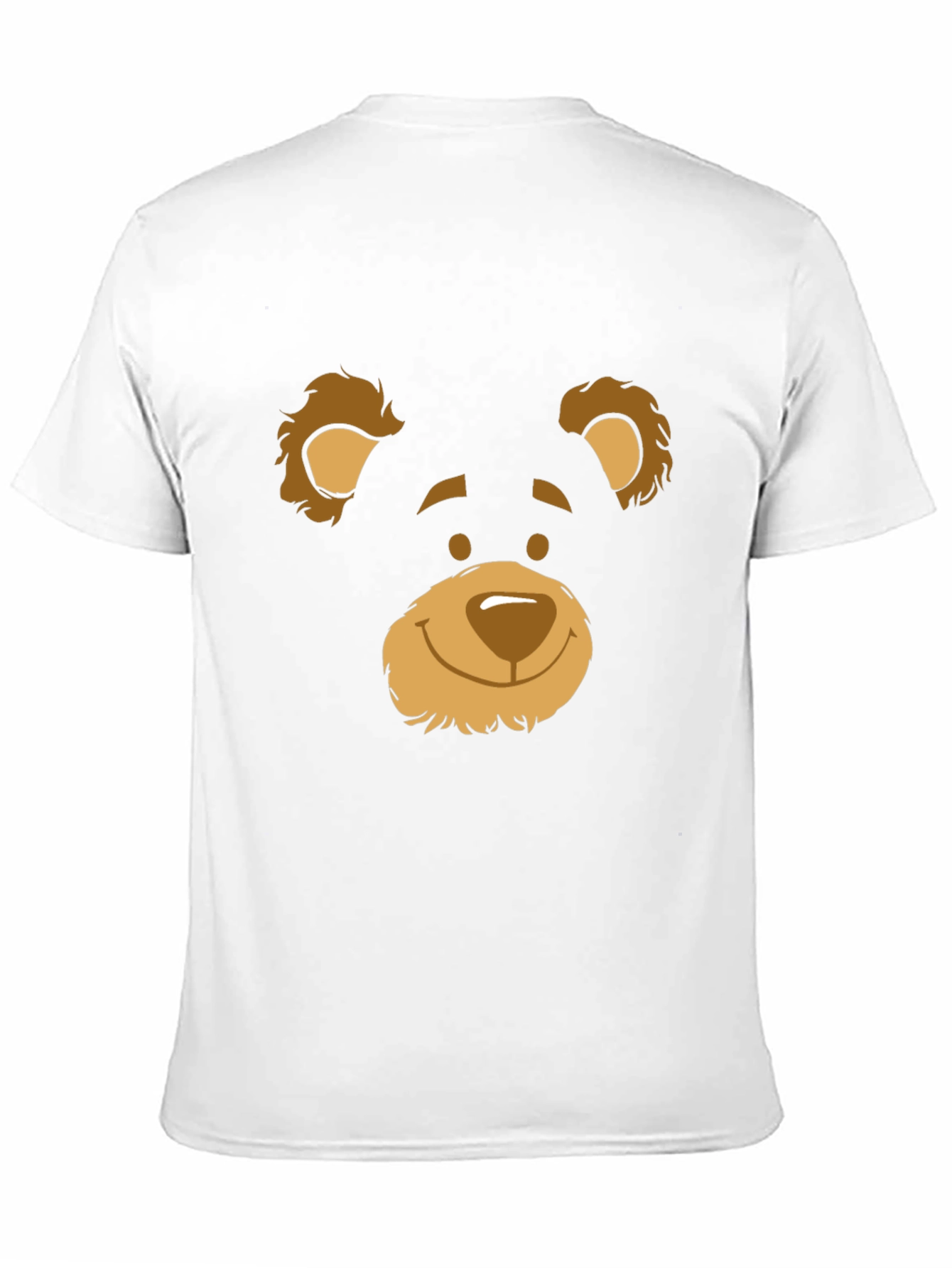Black Black T-Shirt with Bear Face Graphic view 11
