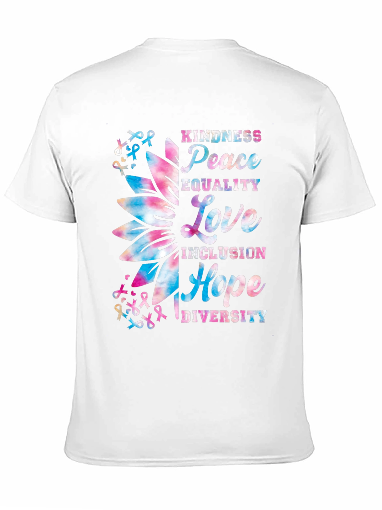 Black Kindness Peace Equality Love T-Shirt view 11