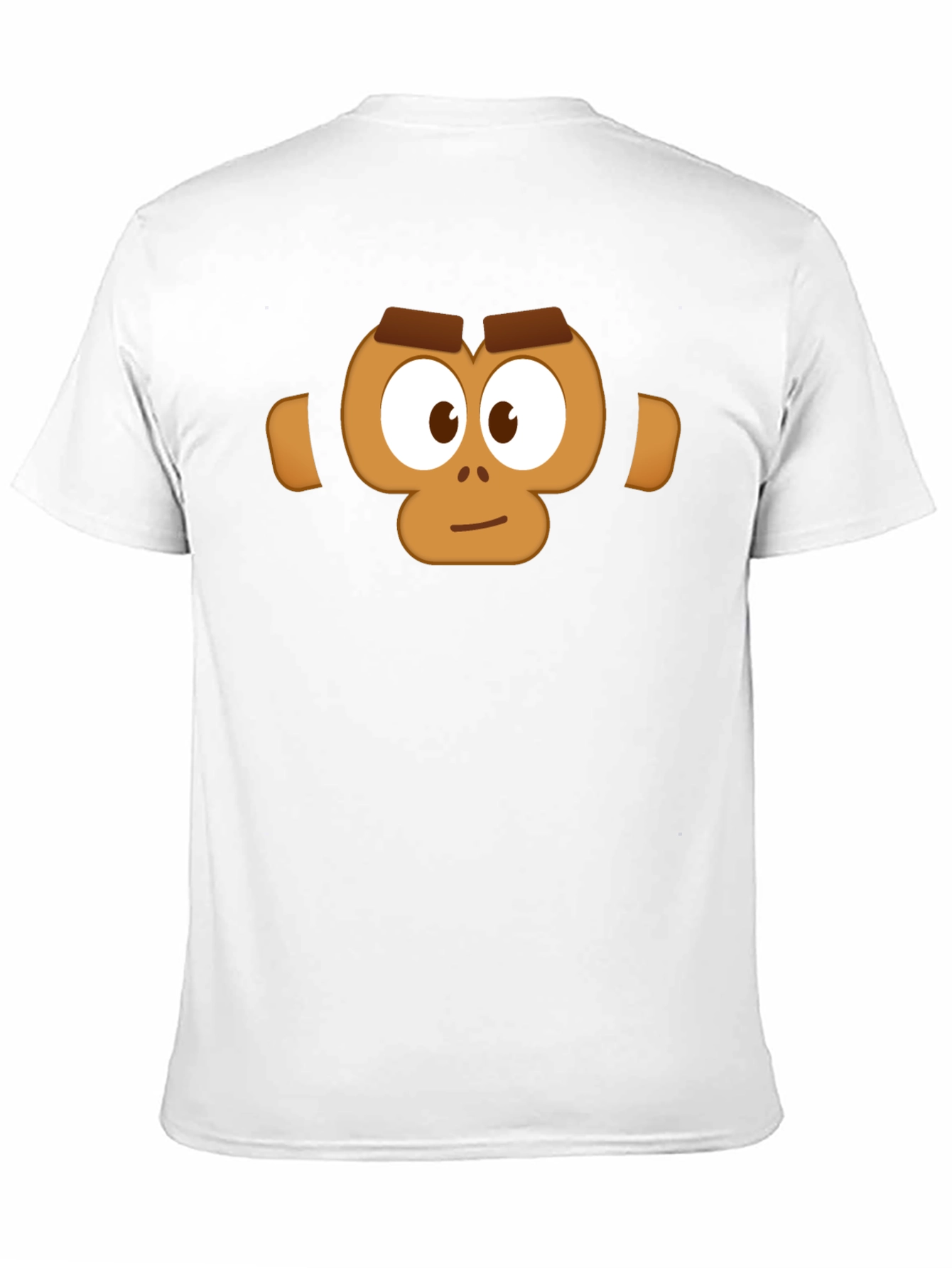Black Monkey Face Graphic T-Shirt - Casual Black Tee view 11