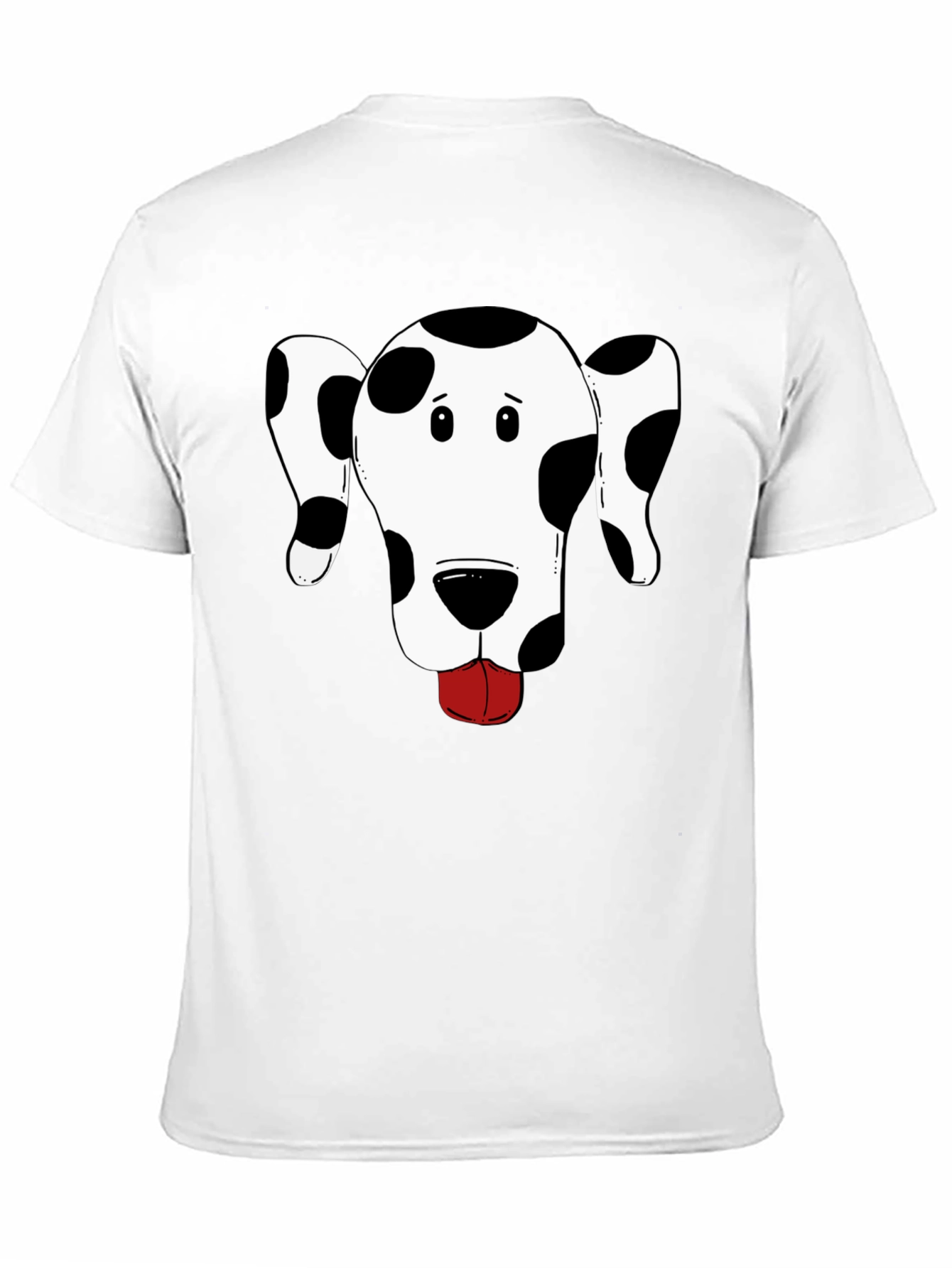 Black Dog Face Graphic T-Shirt - Men's Black Tee view 11