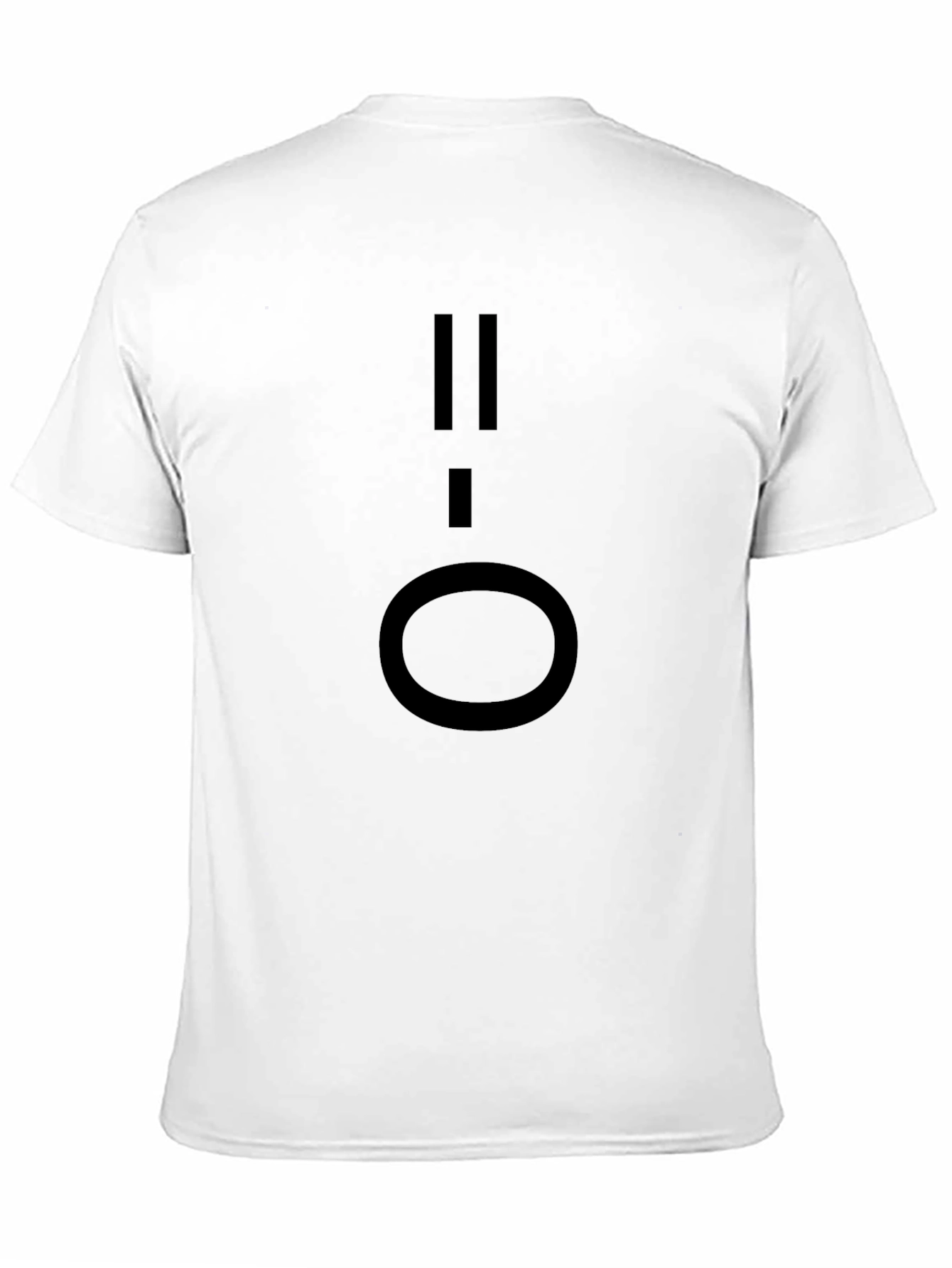 Black Minimalist Black T-Shirt with Graphic Design view 11